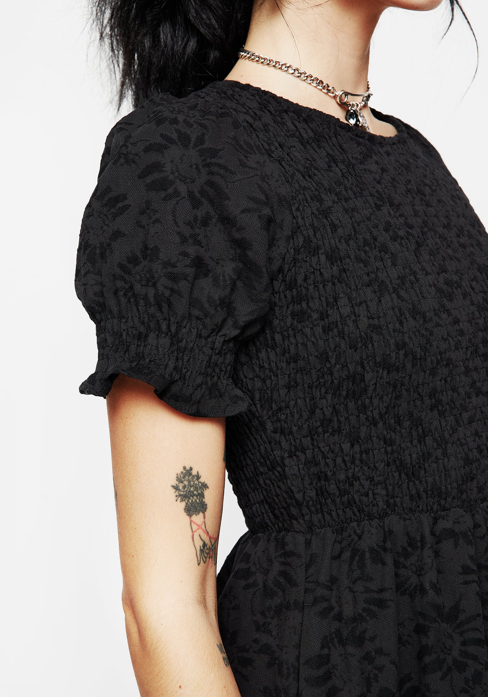 Amun Midi Smock Dress - Image 2
