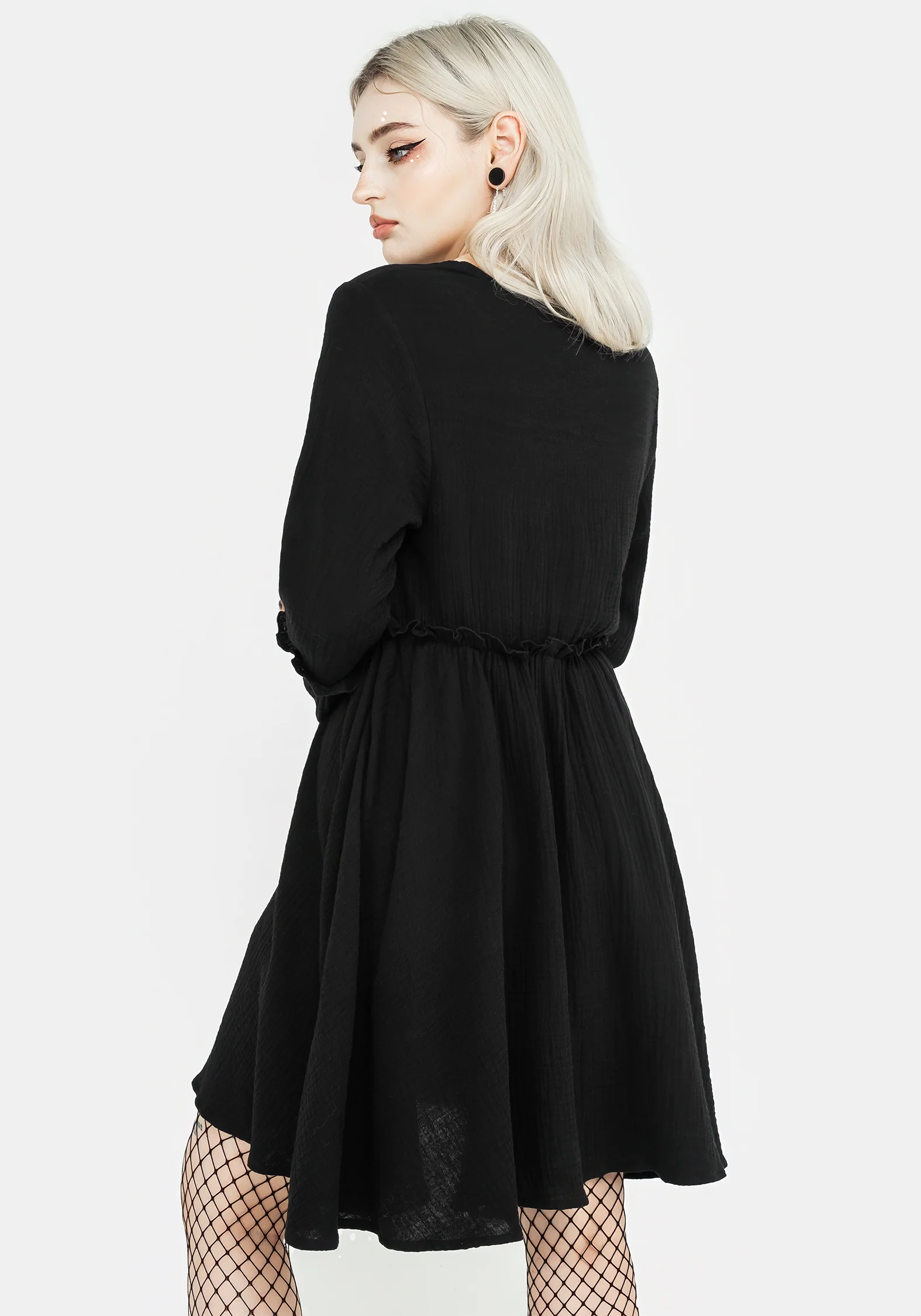 Aradia Embroidered Mini Dress - Image 9