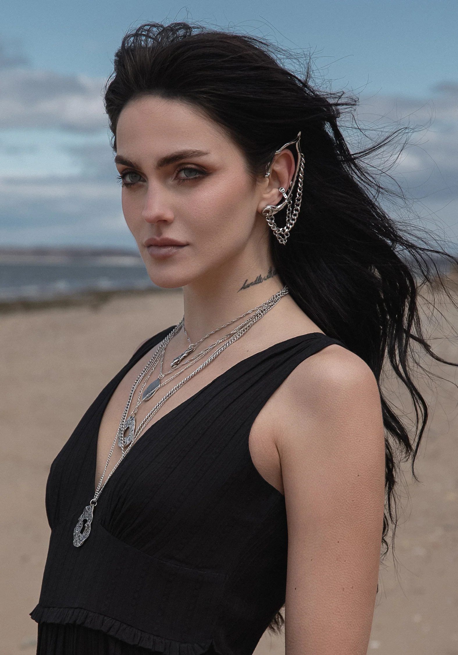 Artemis Layered Necklace - Image 8