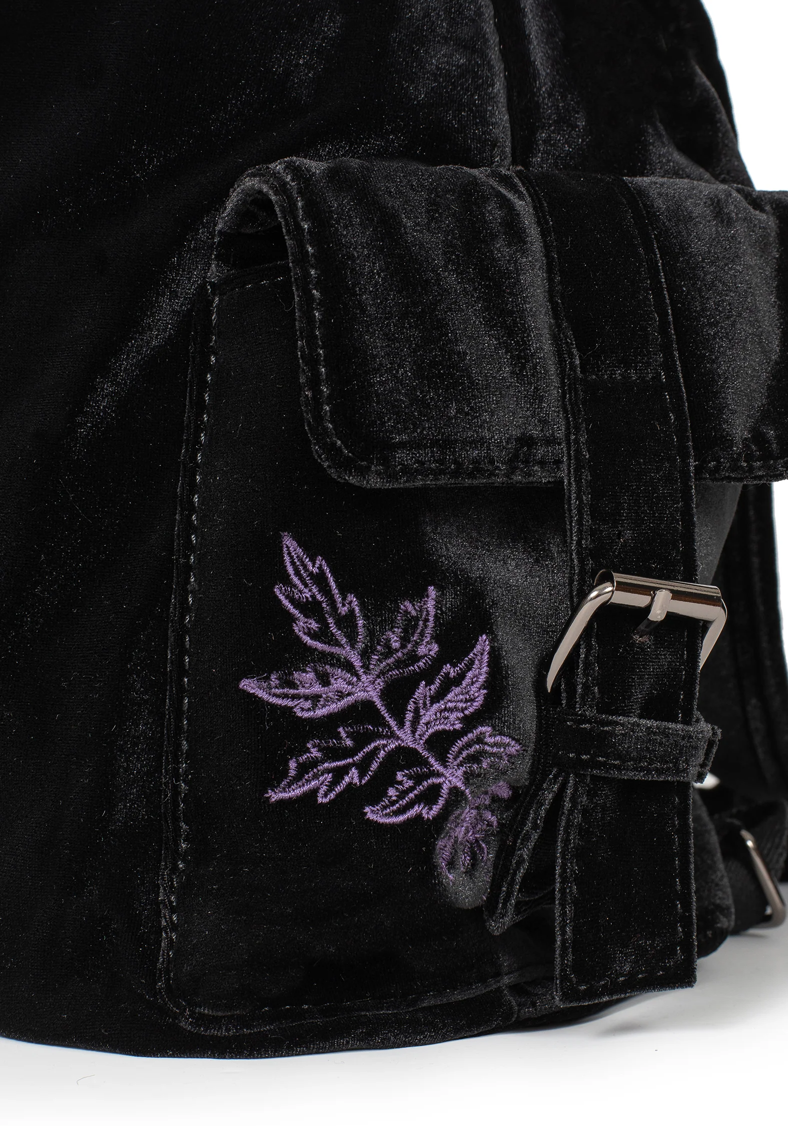 Atropos Moth Embroidered Satchel Backpack - Image 8