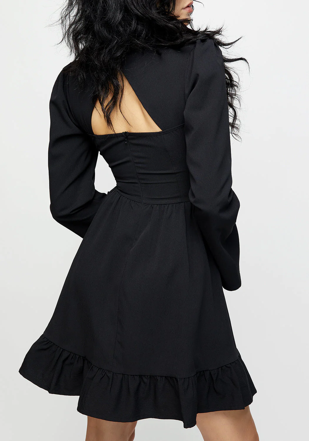 Aura Lace Up Mini Dress - Image 2