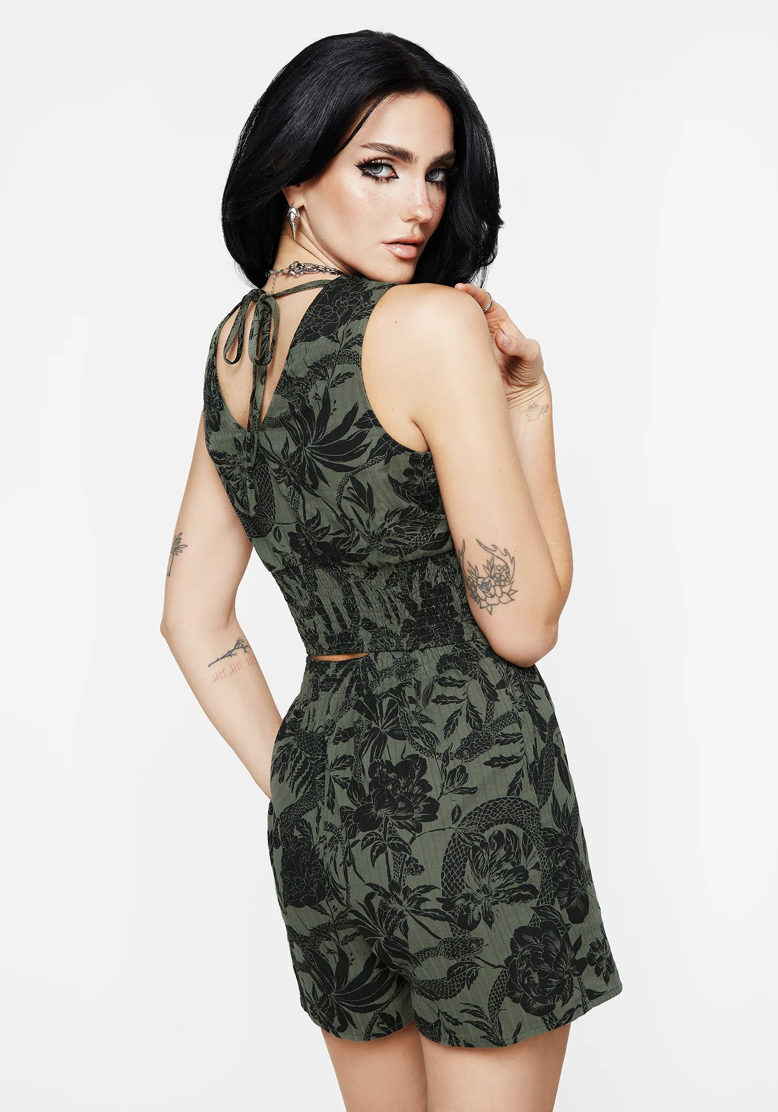 Bashe Cotton Tank - Green - Image 4