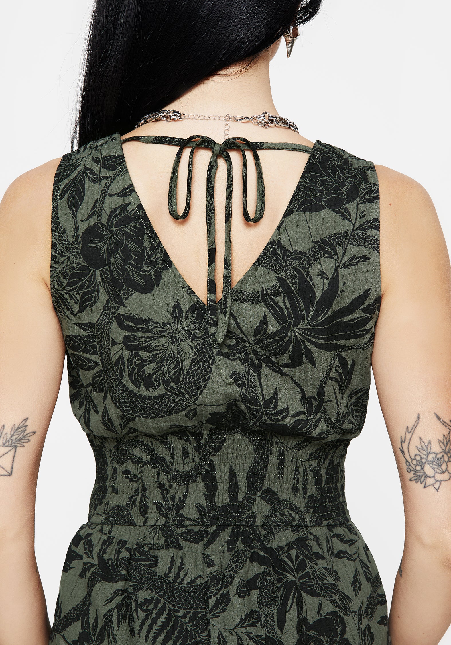 Bashe Cotton Tank - Green - Image 7