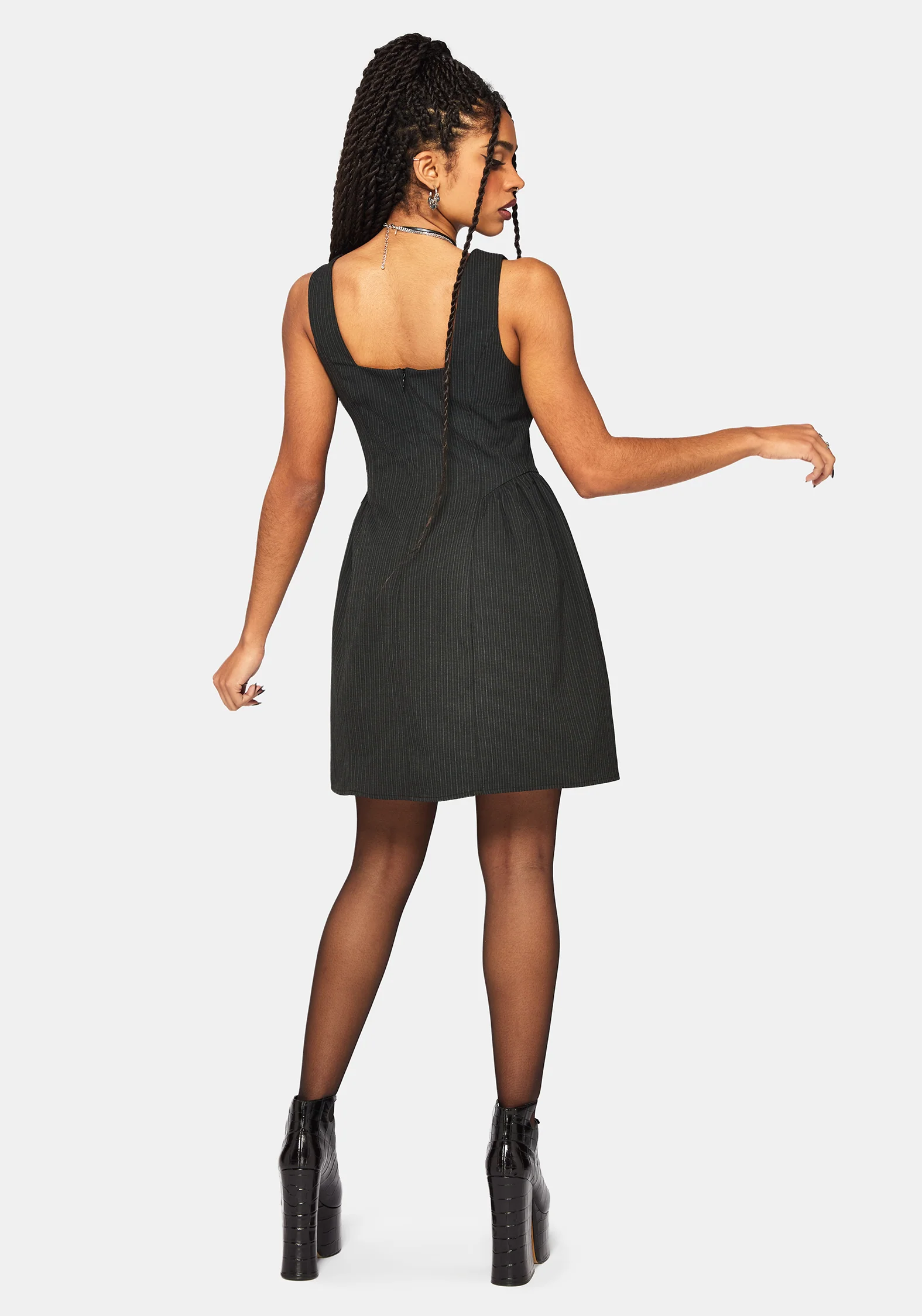 Cairn Stripe Corset Mini Dress - Image 3