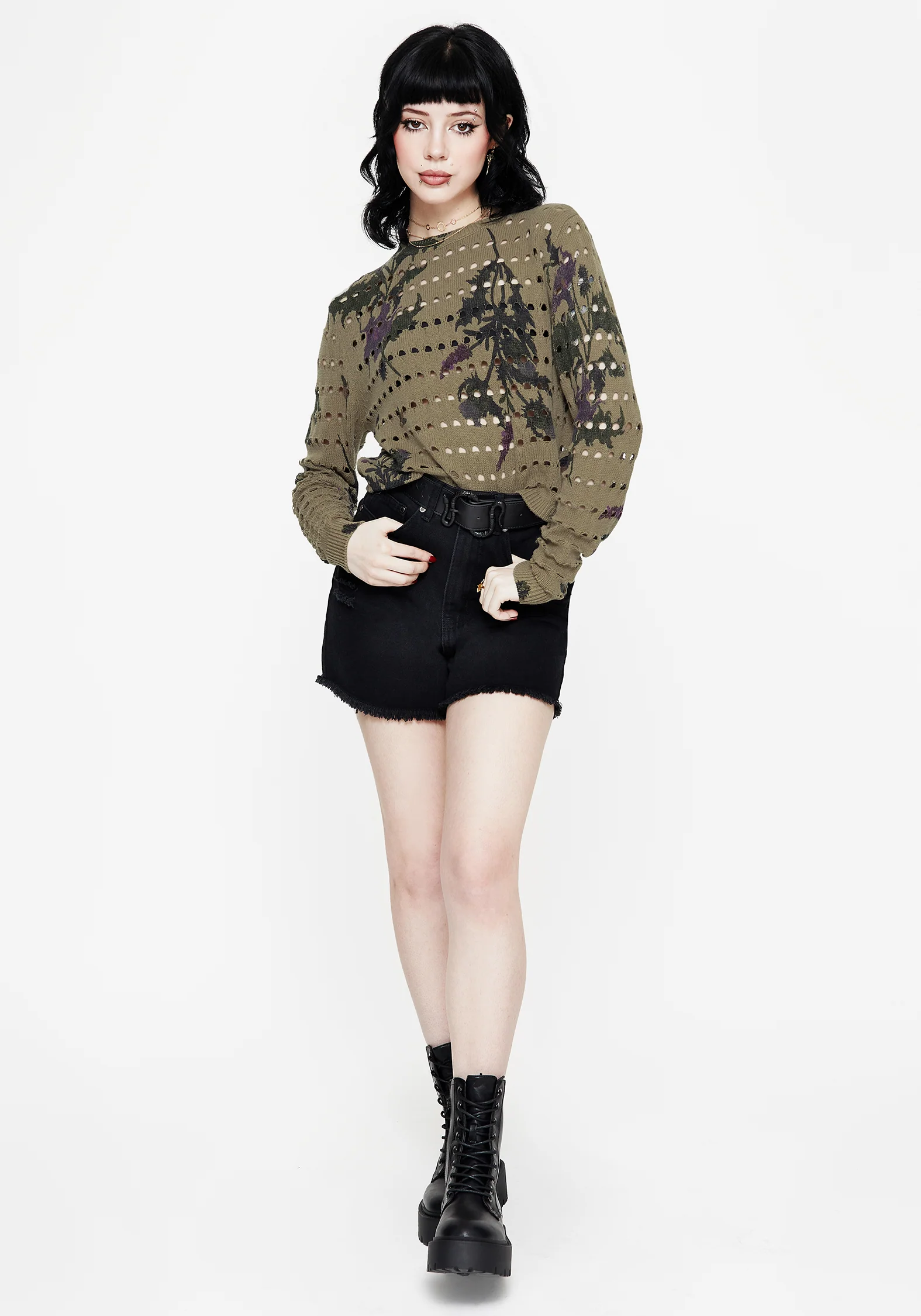 Cassandra Floral Knit Sweater - Image 5