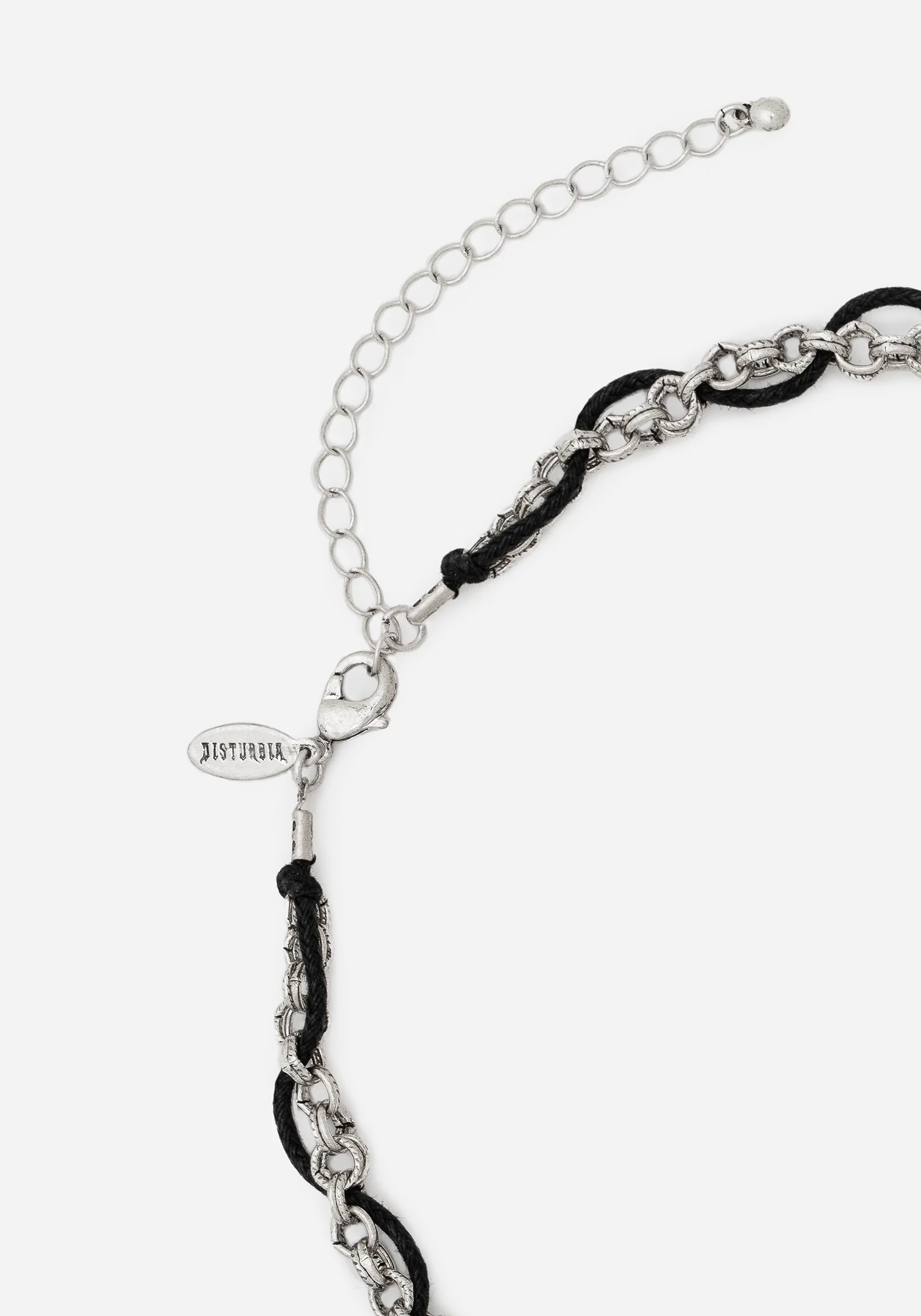 Catkin Cord Weave Cross Choker - Image 7