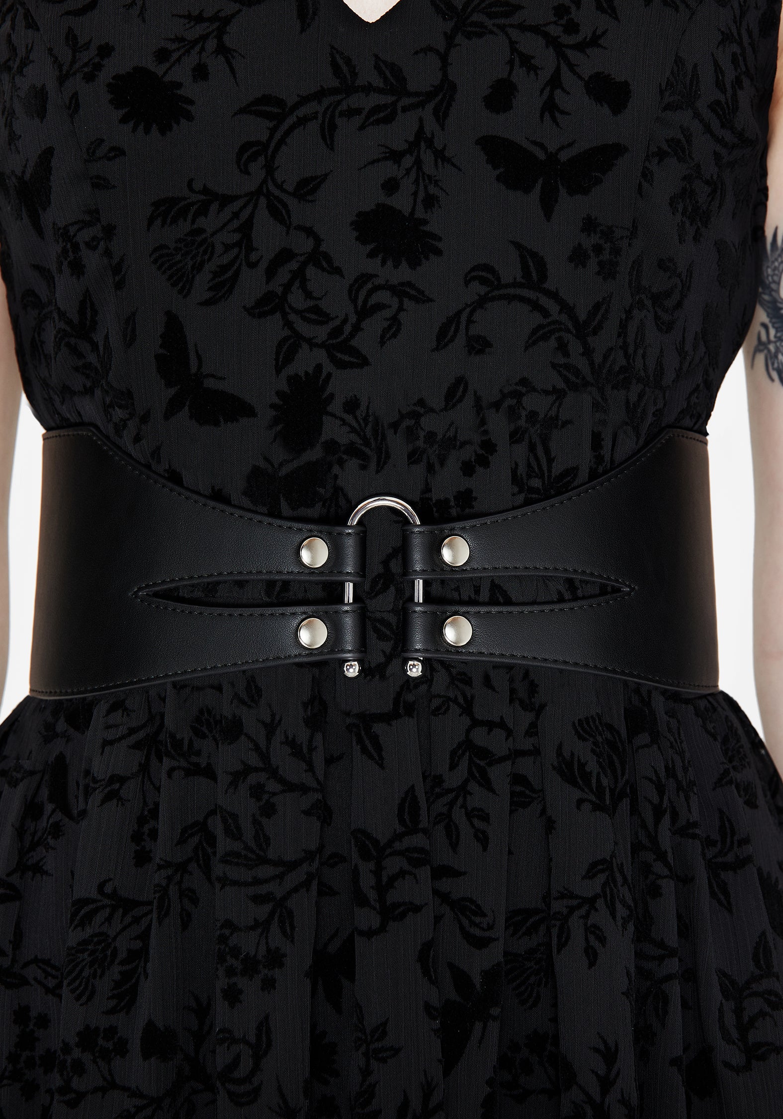 Chasm Oval Detail Waist Belt - Image 3