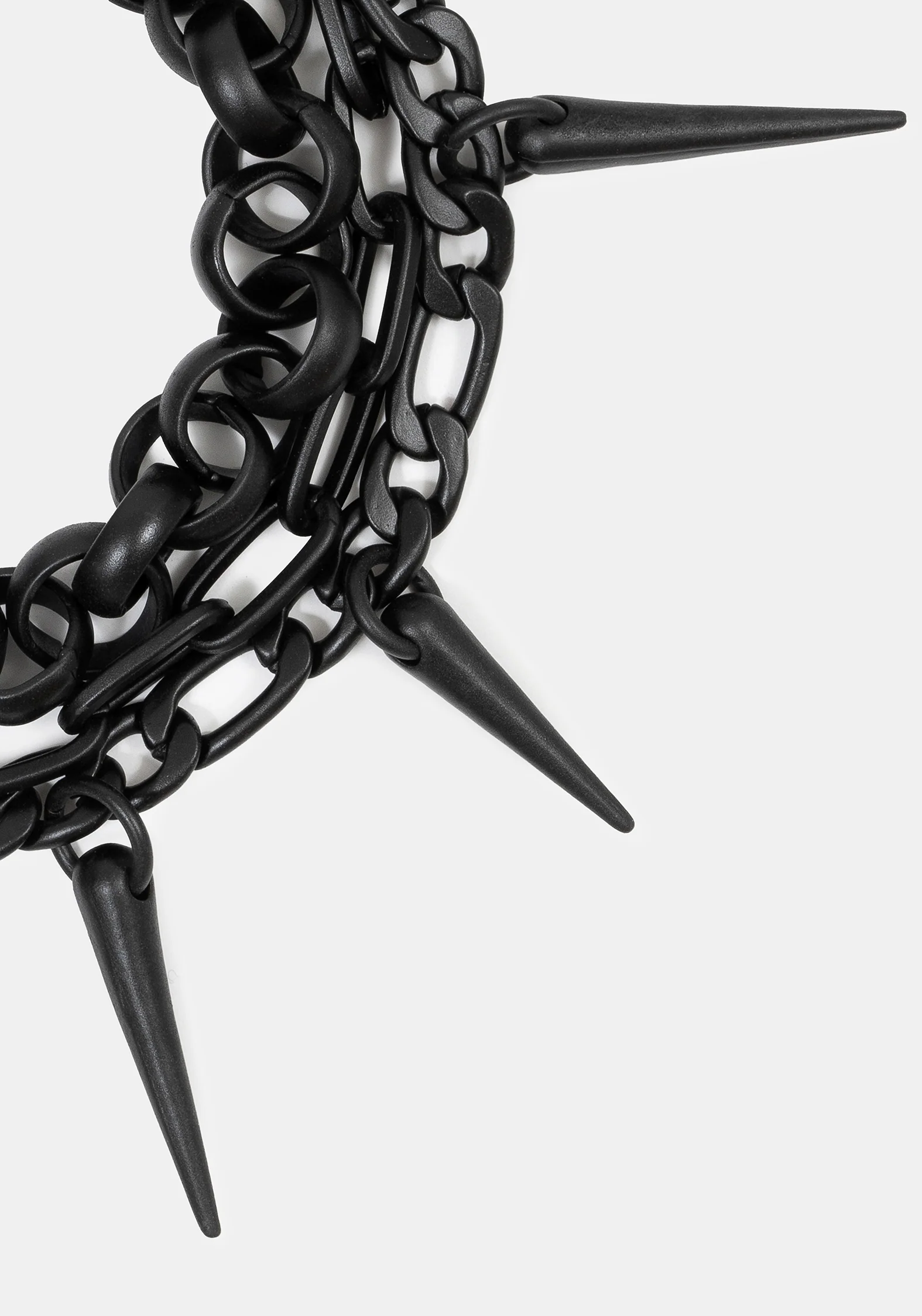 Chorx Layered Jet Chain Bracelet - Image 2