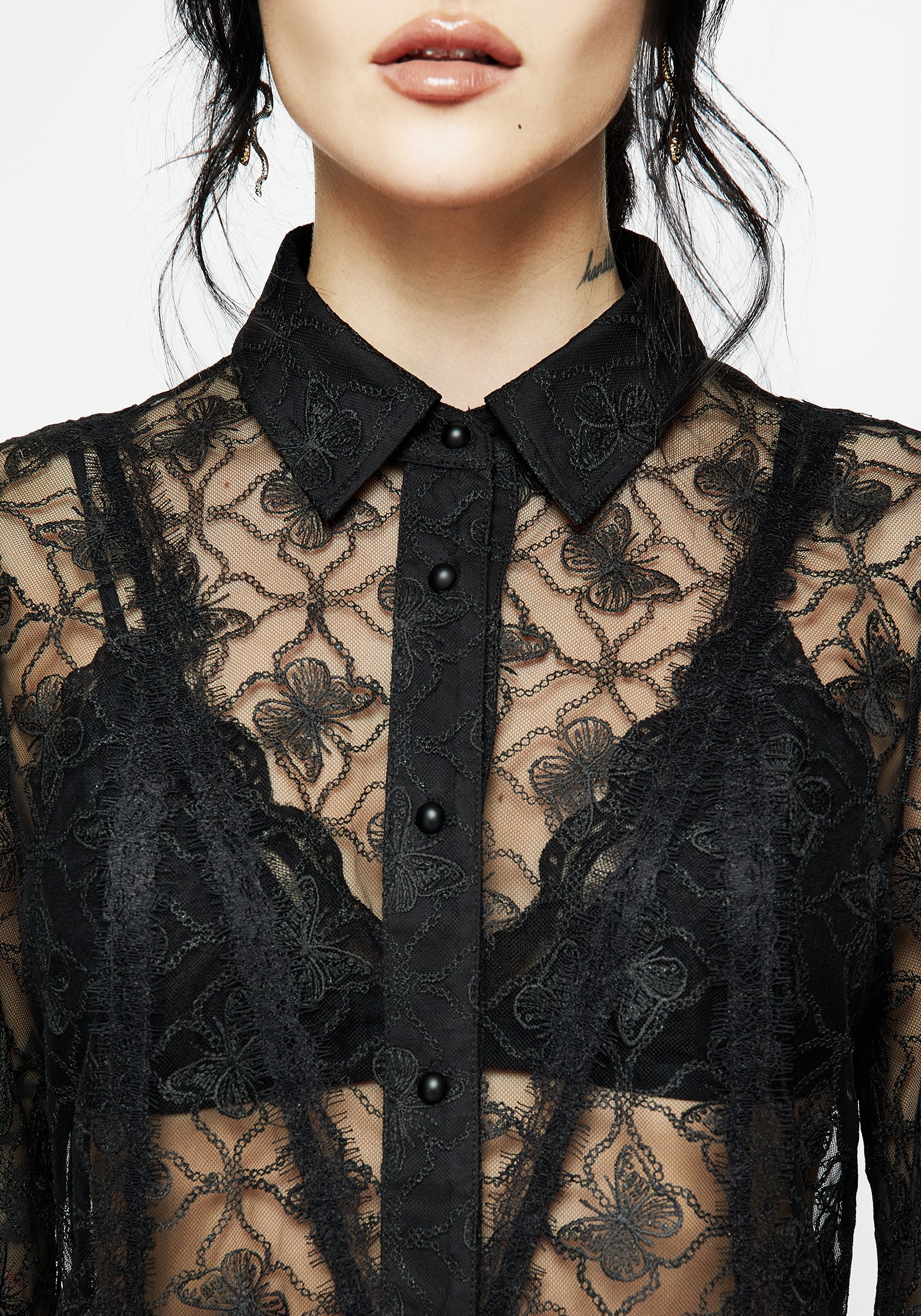 Chrysalis Butterfly Lace Shirt - Image 2