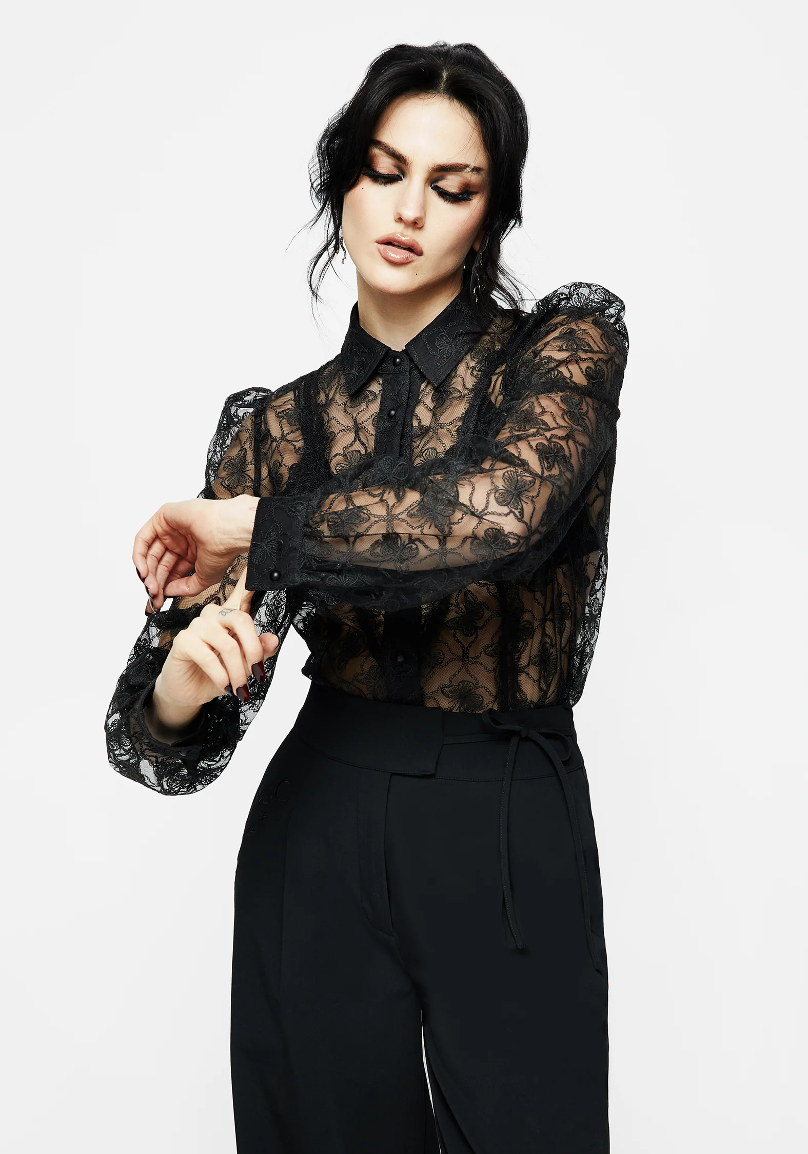 Chrysalis Butterfly Lace Shirt - Image 4