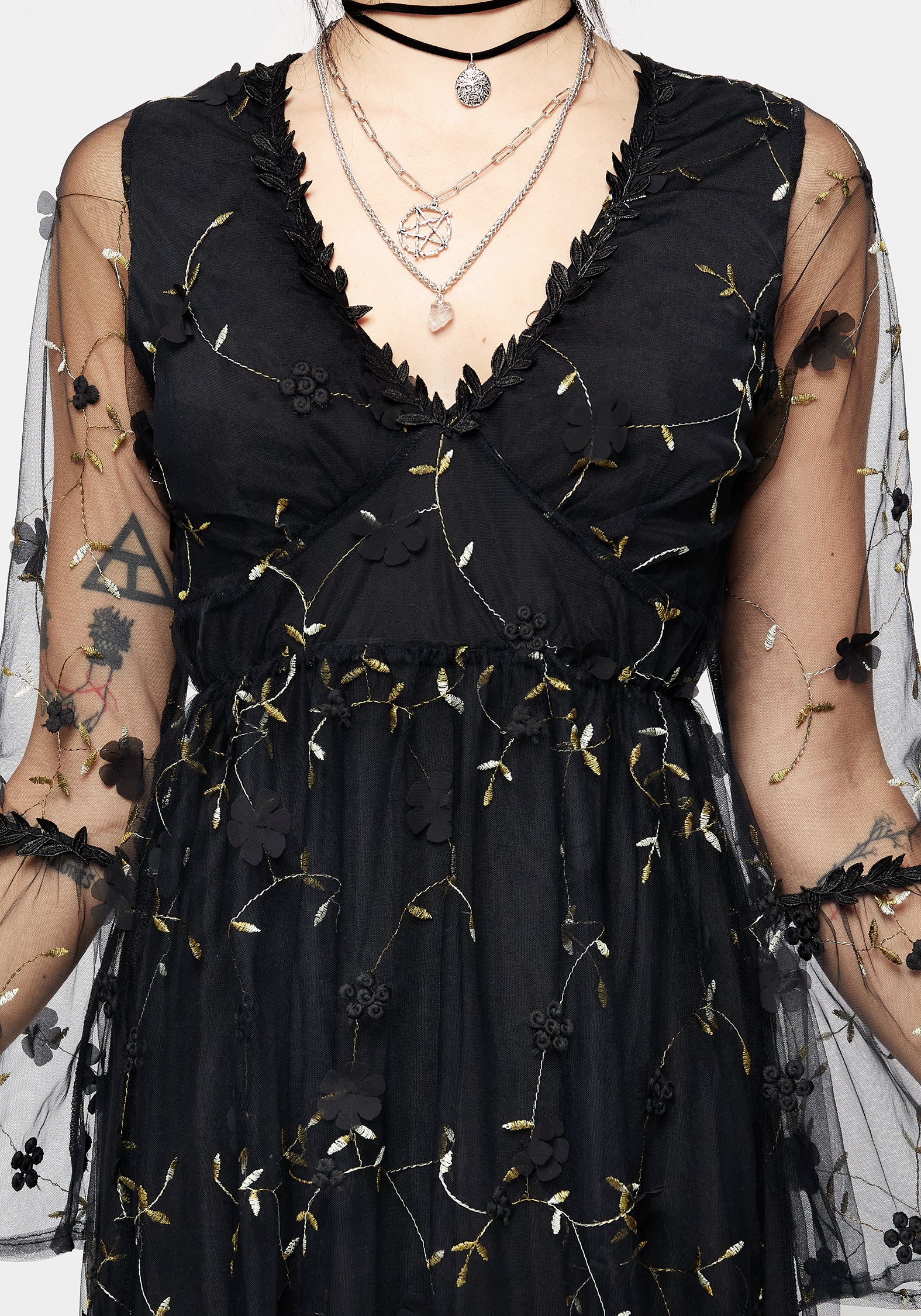 Chrysanthi Applique Maxi Dress - Image 2