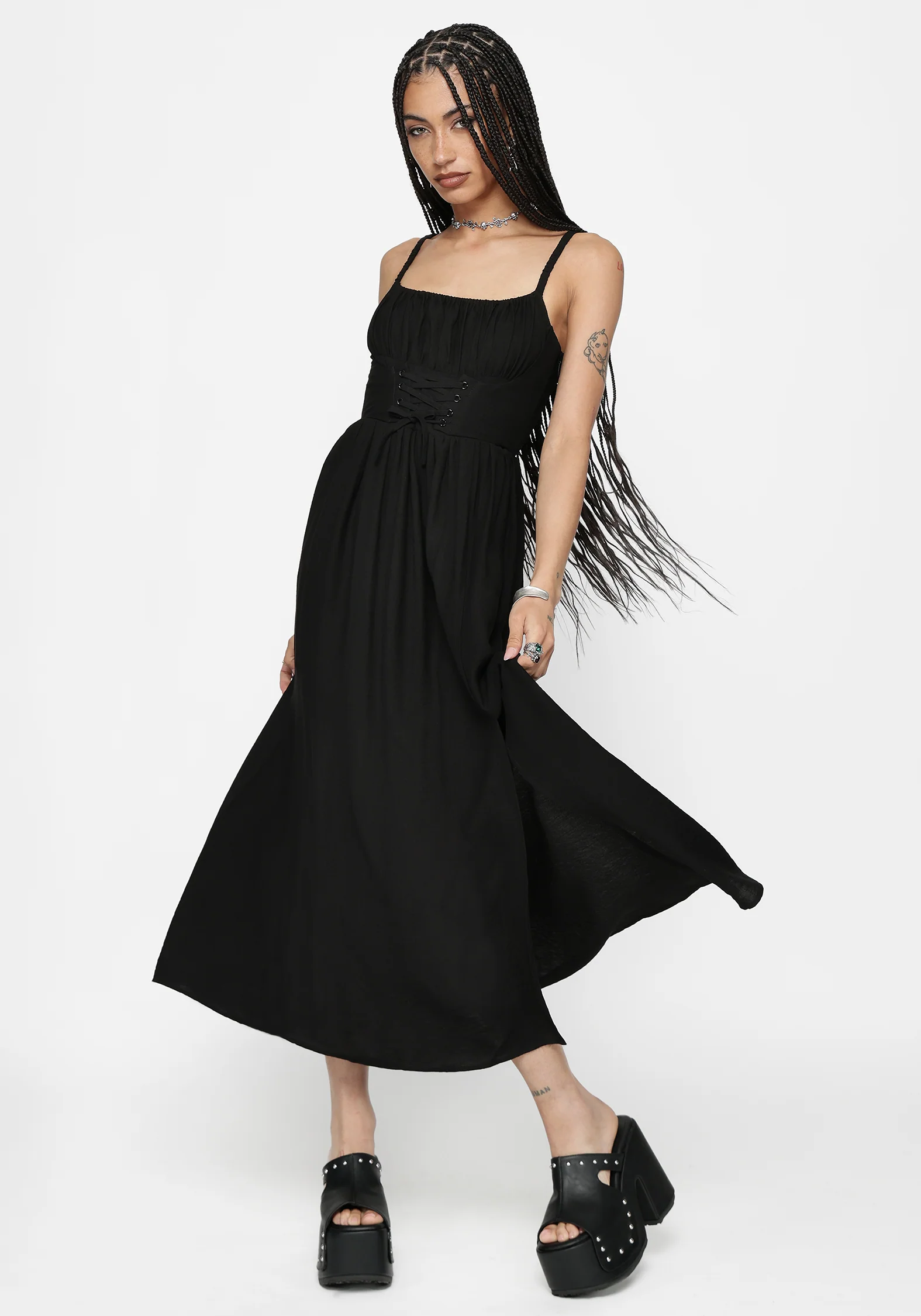 Cirissa Ruched Midaxi Dress - Image 7