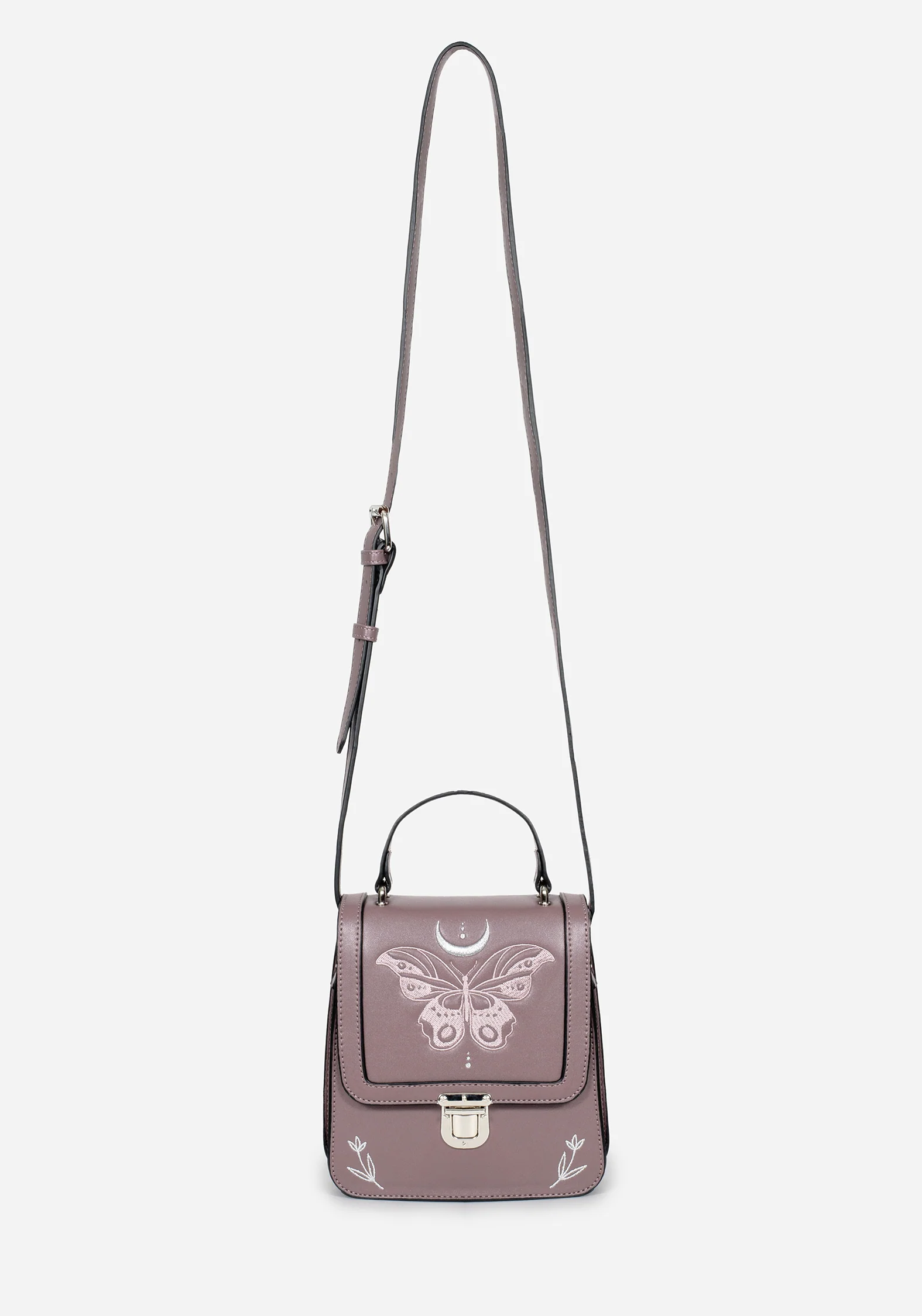 Cocoon Butterfly Crossbody Mini Satchel Bag - Image 11