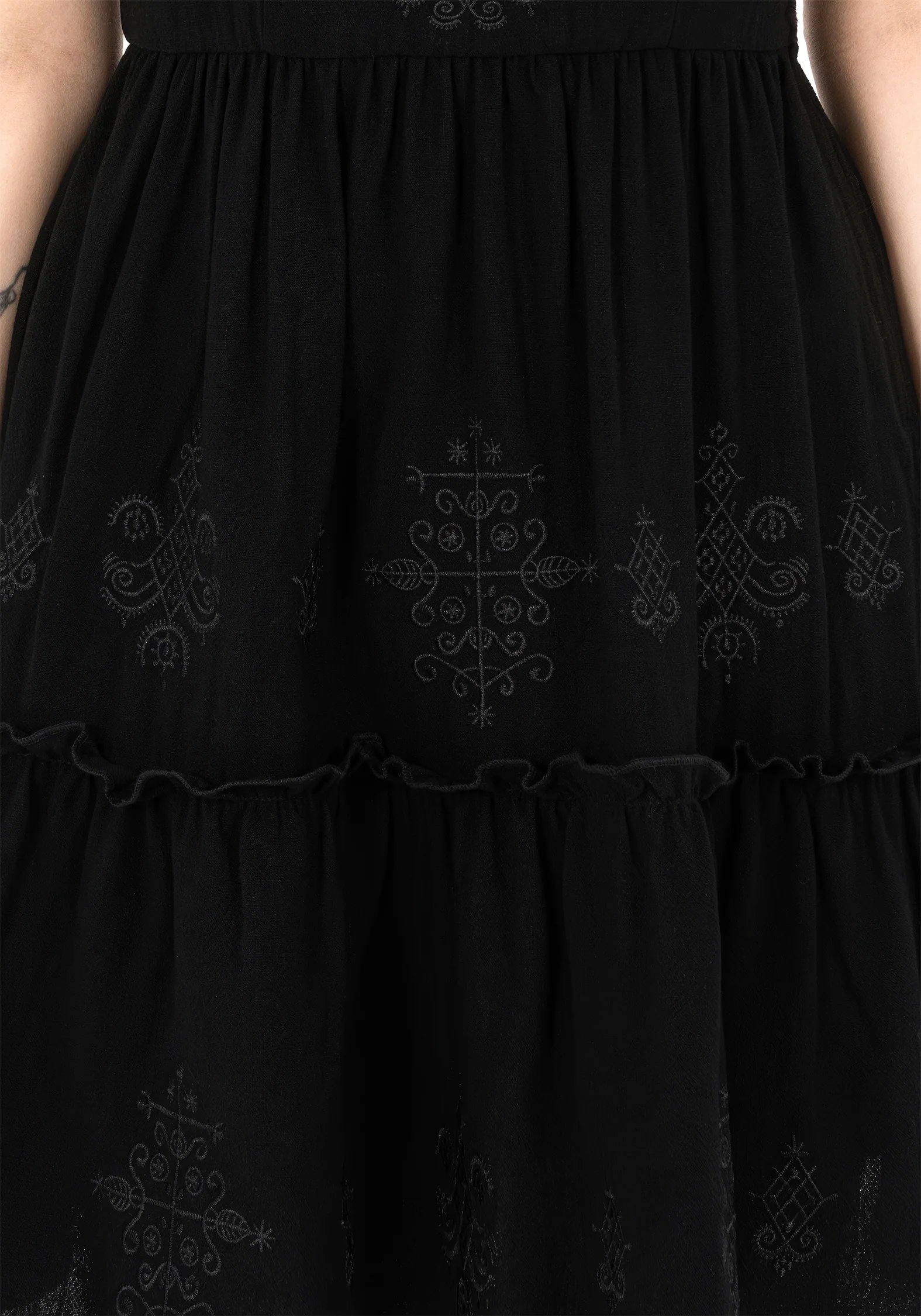 Cordata Embroidered Cami Mini Smock Dress - Image 8