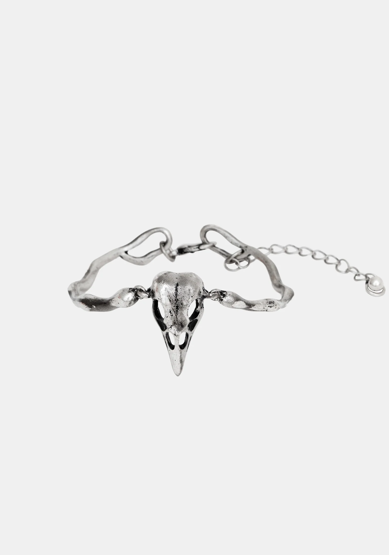 Corvus Bird Skull Bracelet Set - Image 6