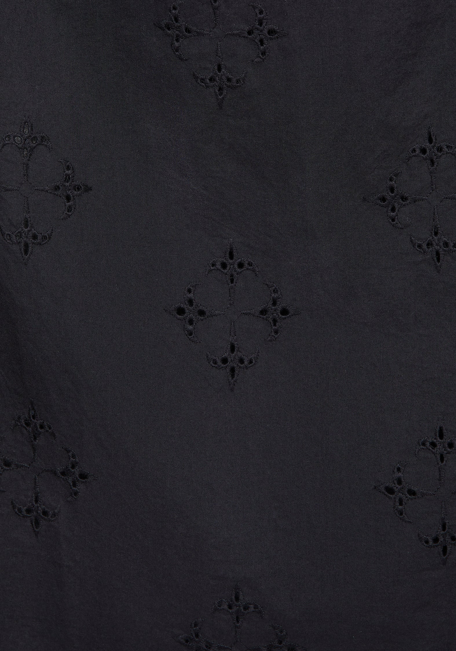 Crux Broderie Cotton Button Up Midi Skirt - Image 6