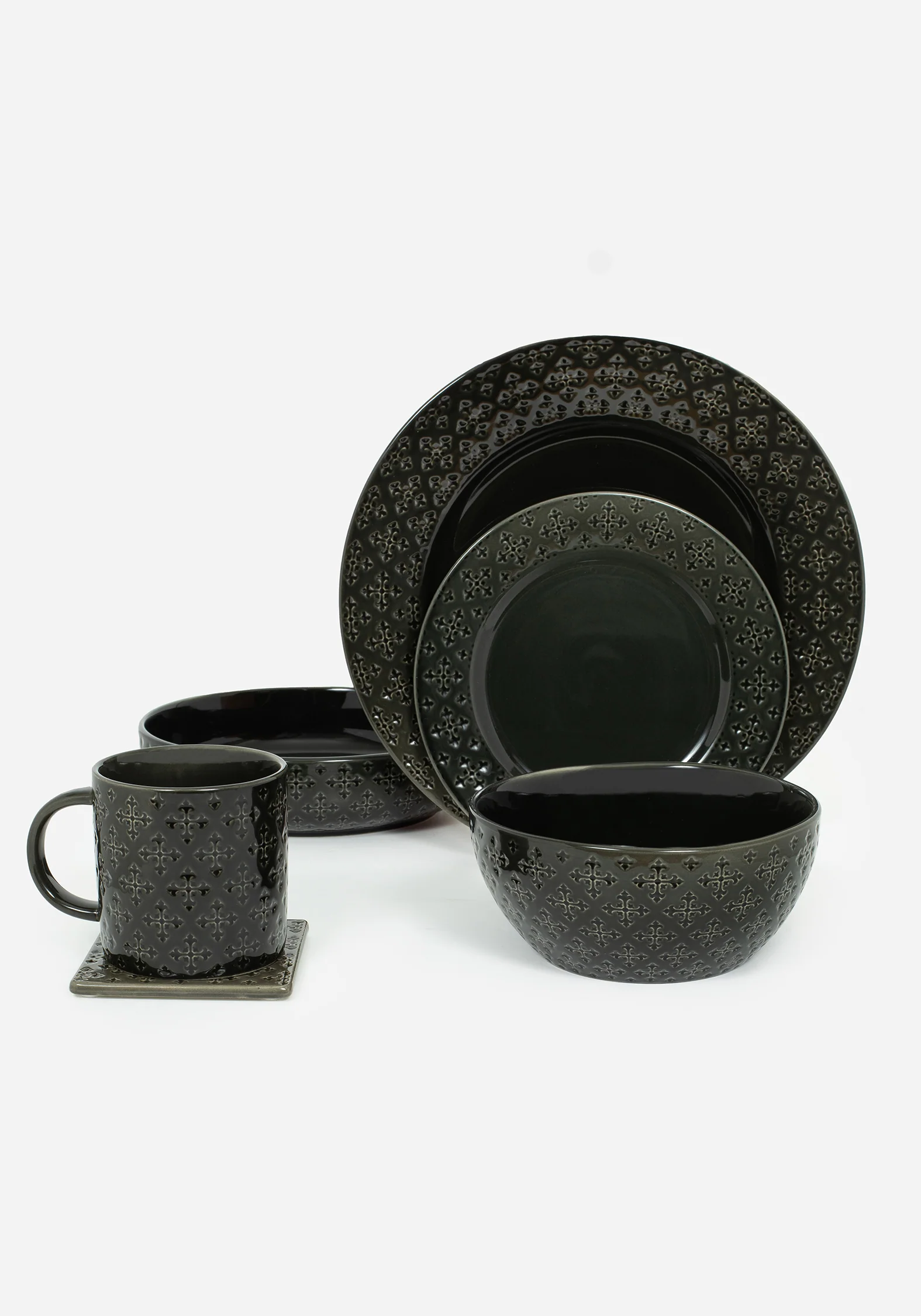 Crux Debossed Ombre Mug (4 Piece Set) - Image 8