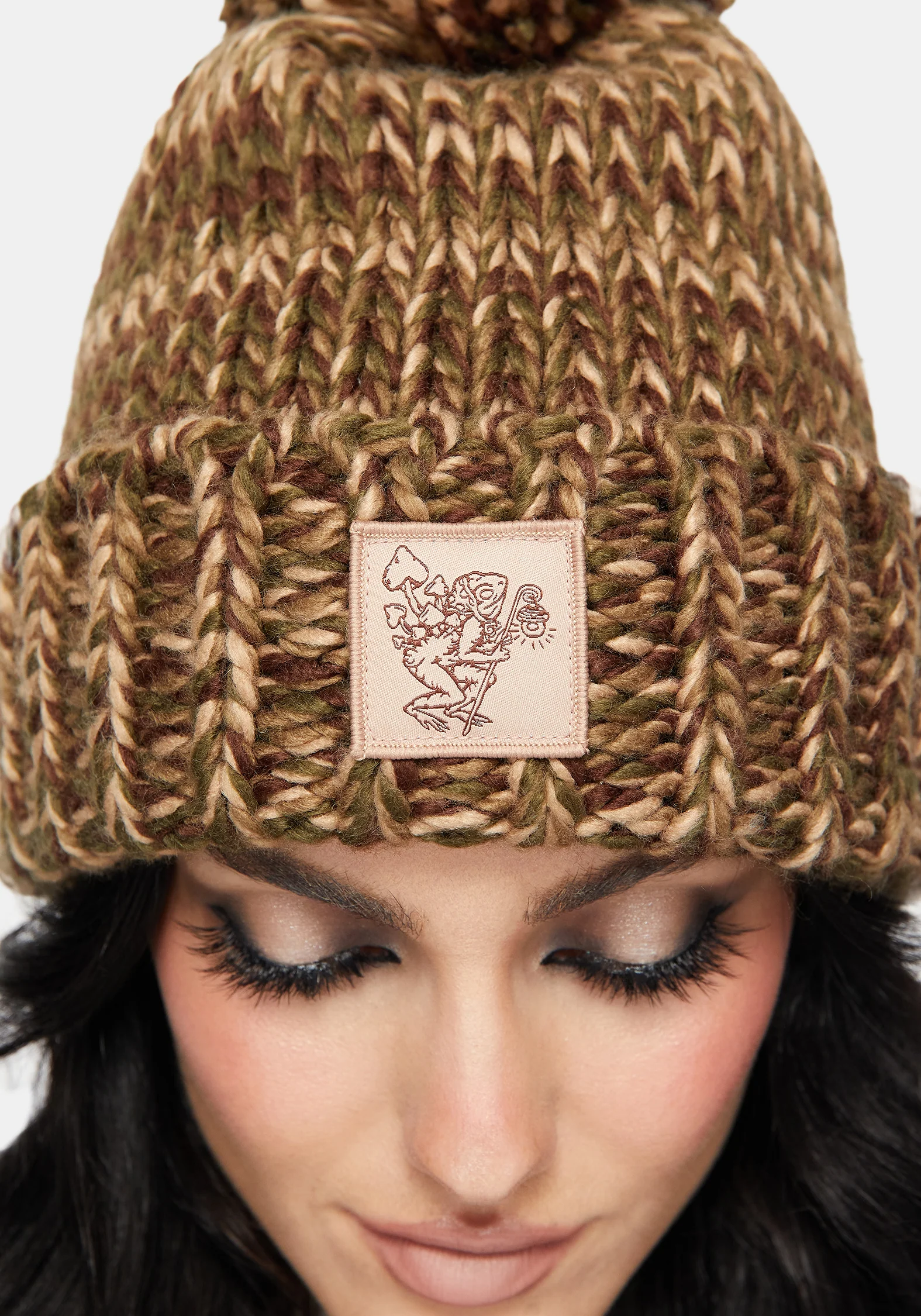 Daphne Frog Patch Cable Beanie - Image 2