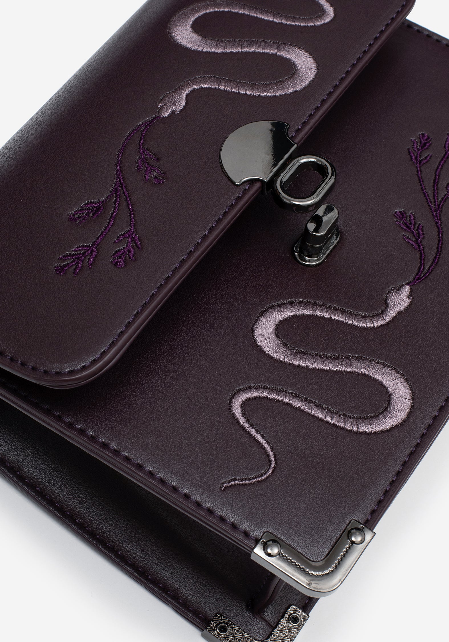 Dominion Embroidered Shoulder Bag - Image 10