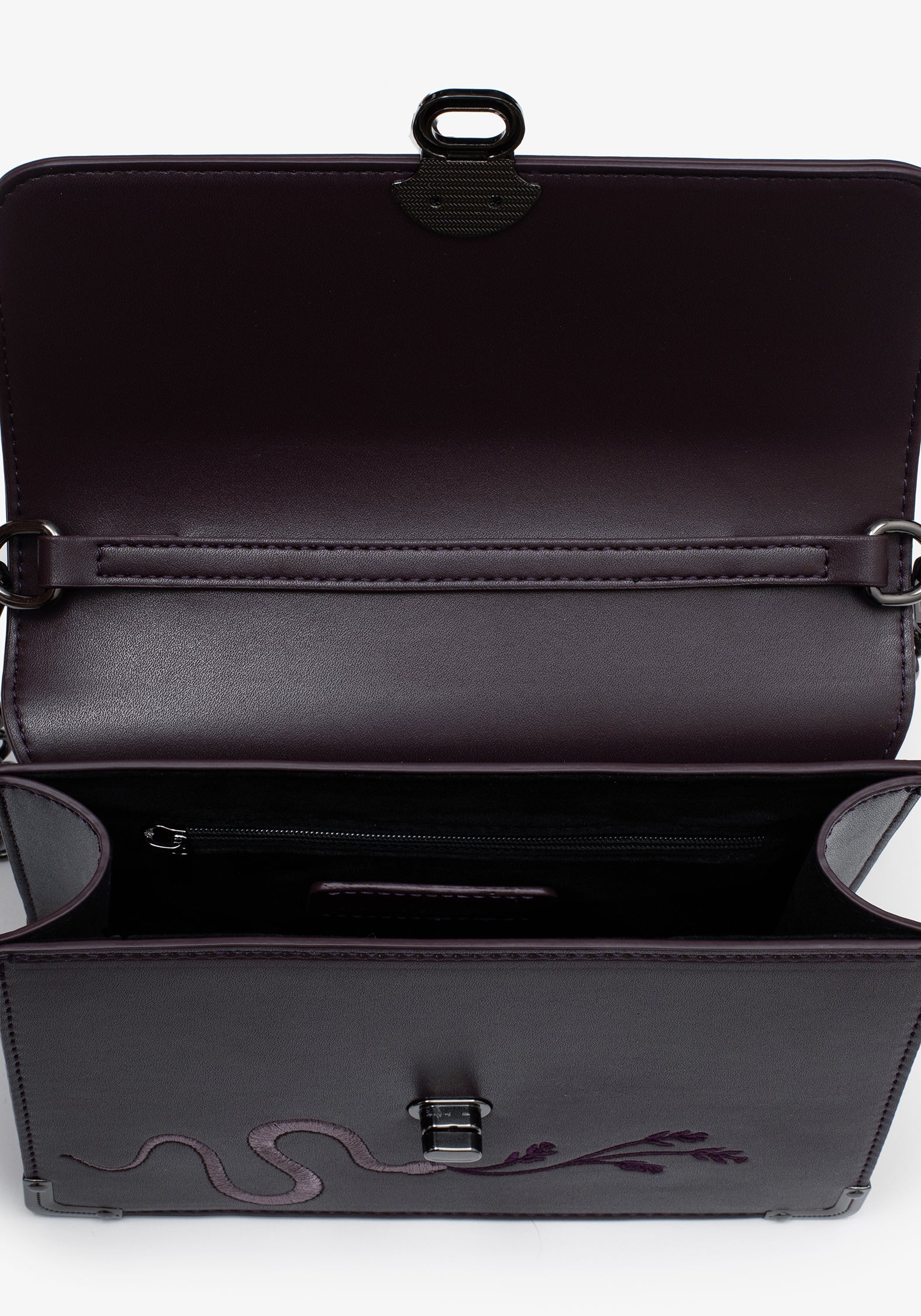 Dominion Embroidered Shoulder Bag - Image 9