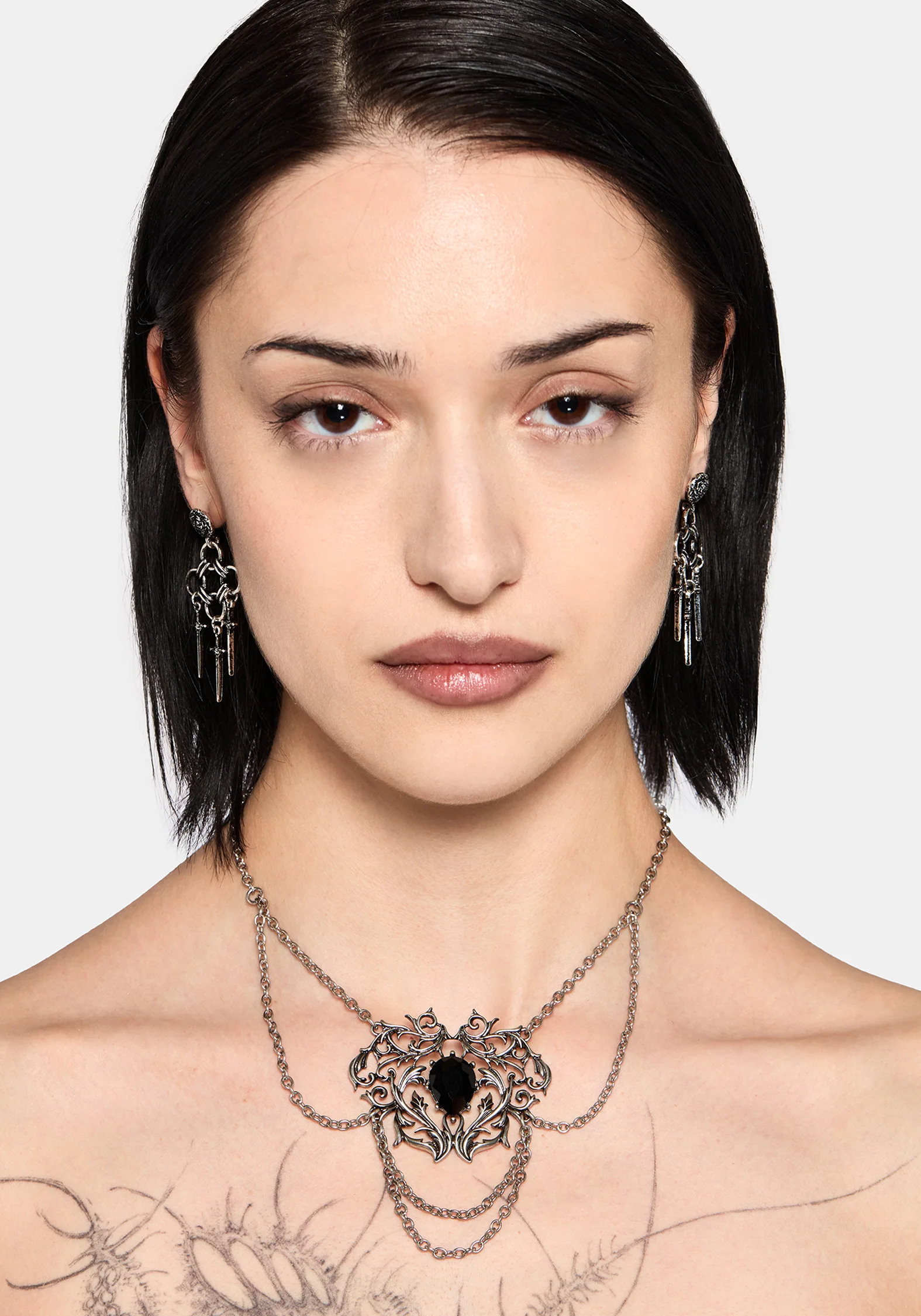 Draxo Layered Chain Necklace - Image 3