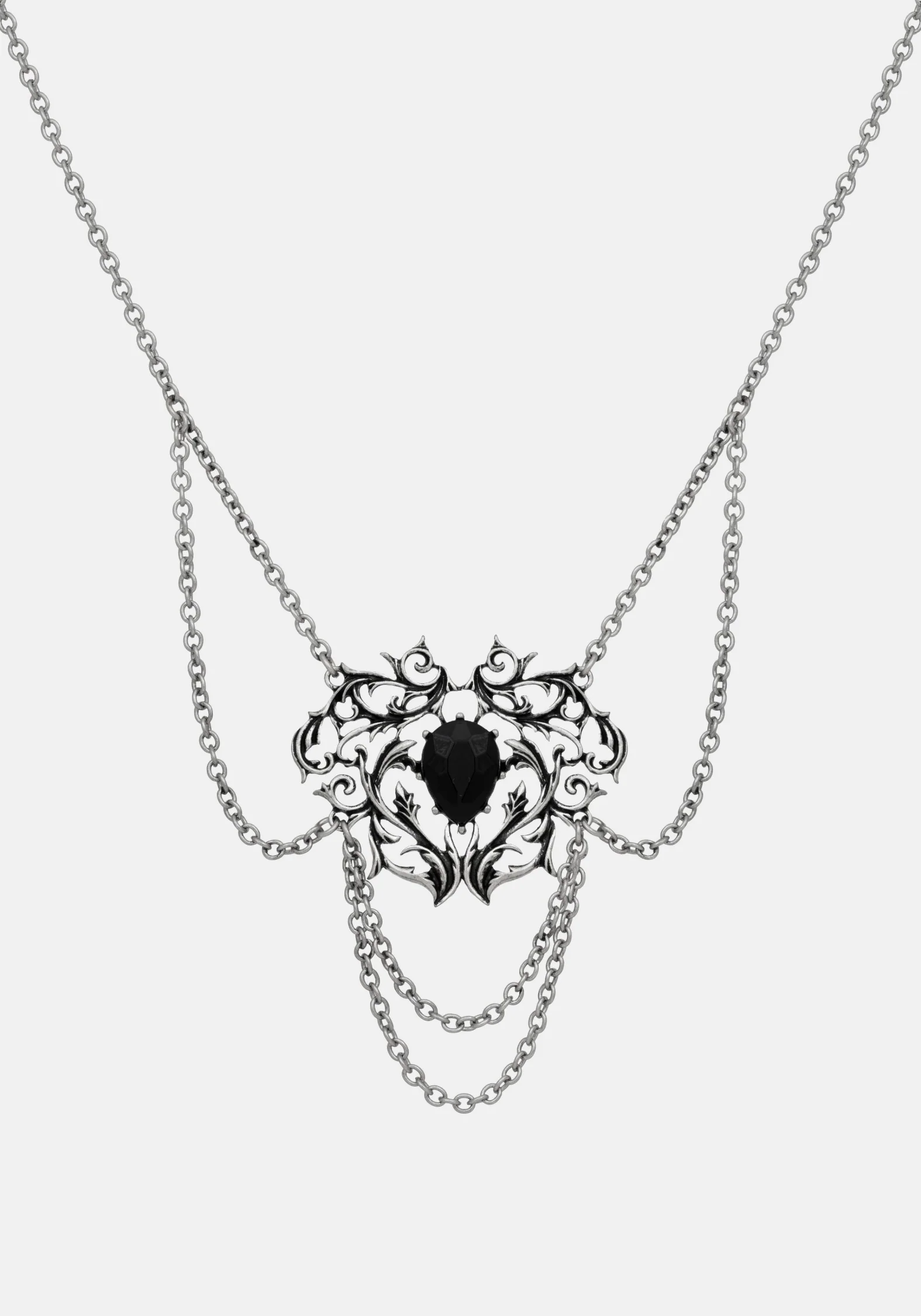 Draxo Layered Chain Necklace - Image 4