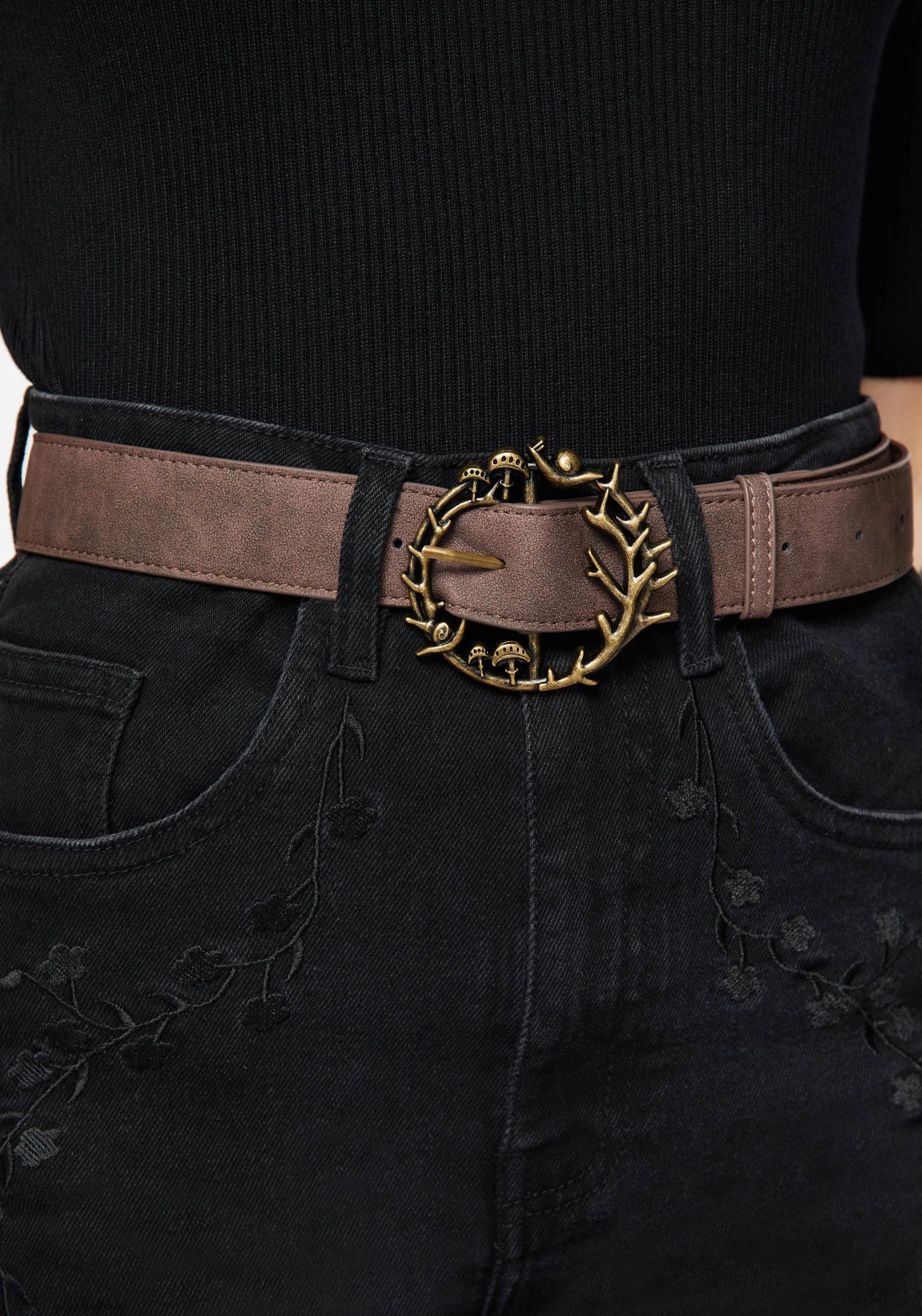 Eira Mushroom Buckle Belt - Image 3