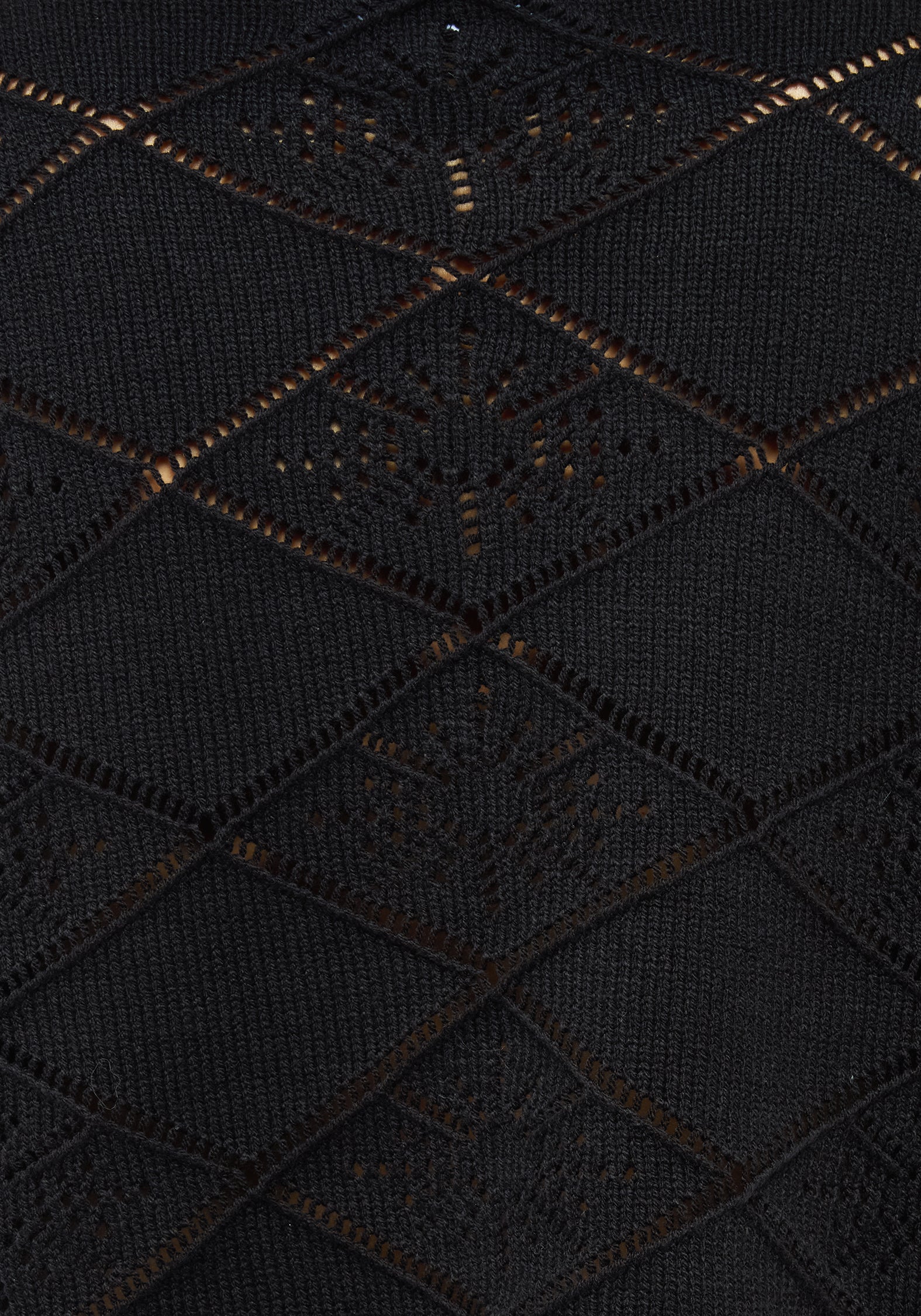 Eliana Celestial Pointelle Knit Crop Sweater - Image 2