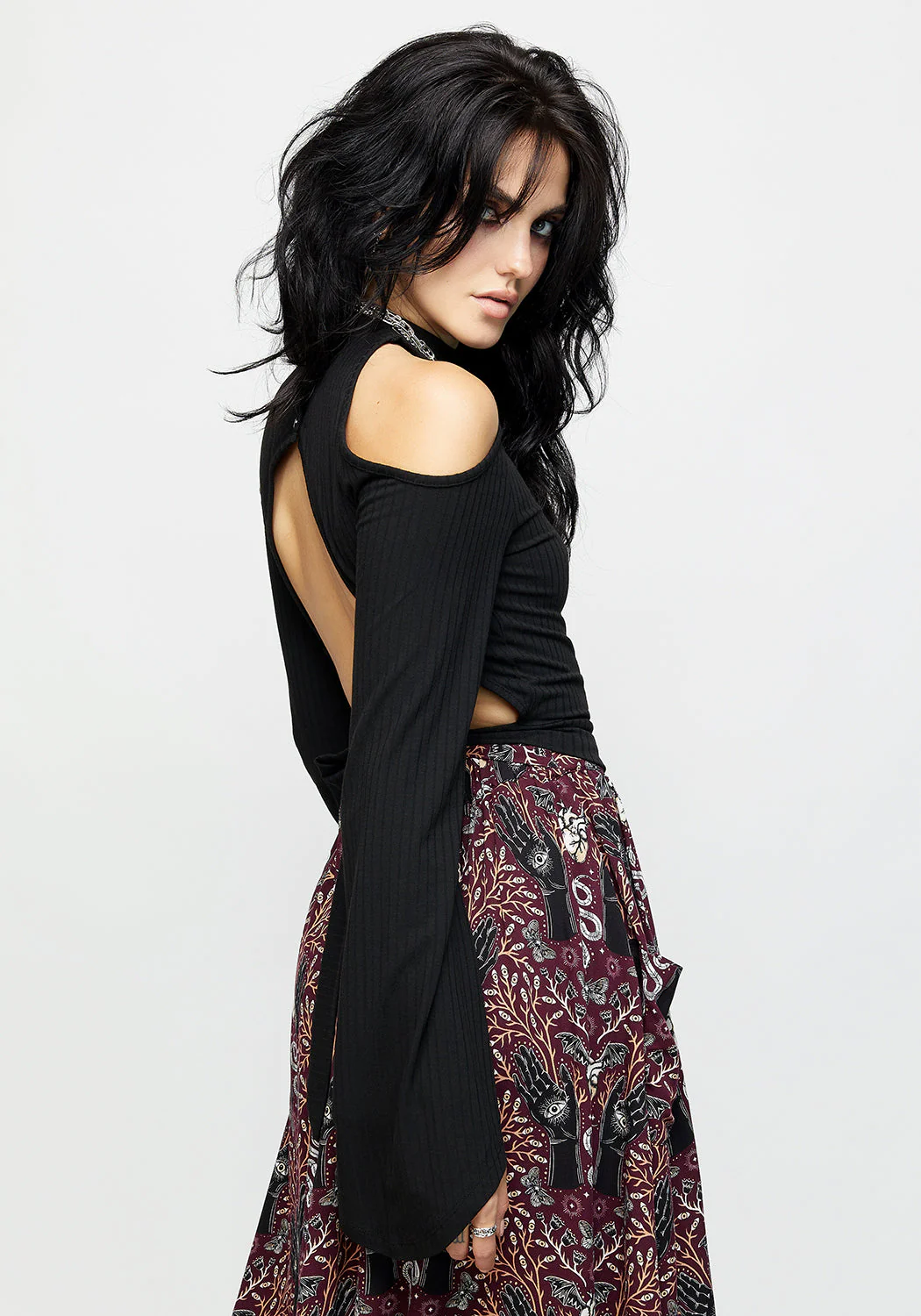 Elixir Tie Back Crop Top - Image 4