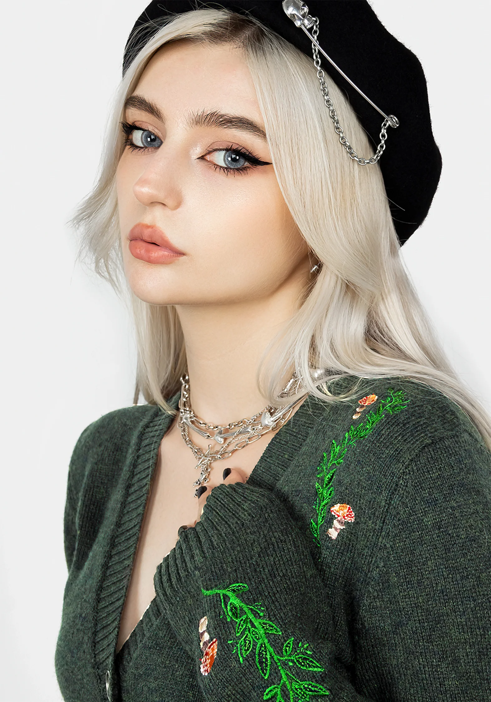 Fable Embroidered Cardigan - Image 7