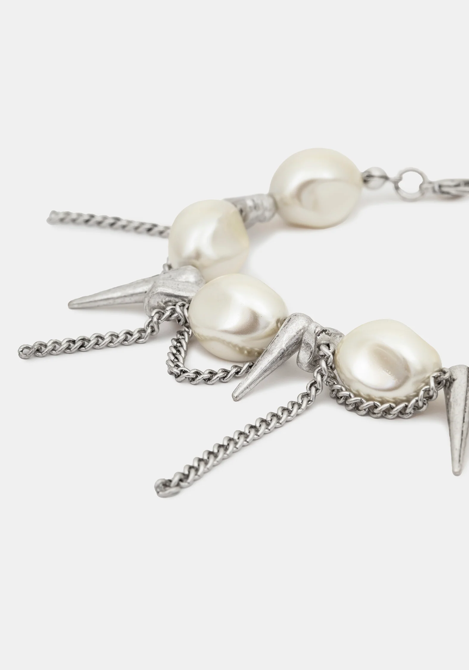 Flittex Spike Faux Pearl Bracelet - Image 2