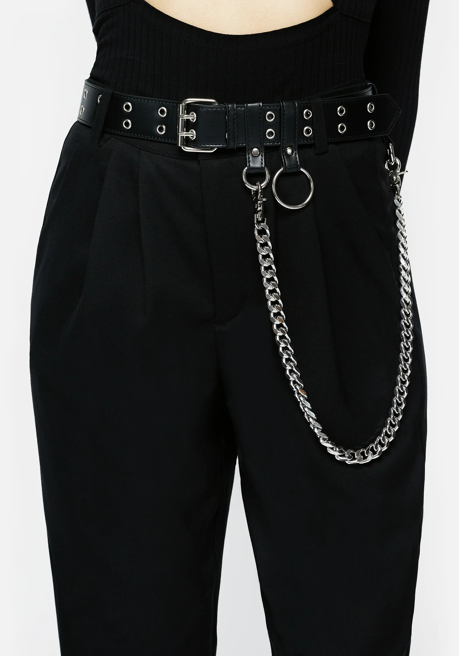 Fury Double Eyelet Chain Belt - Image 3