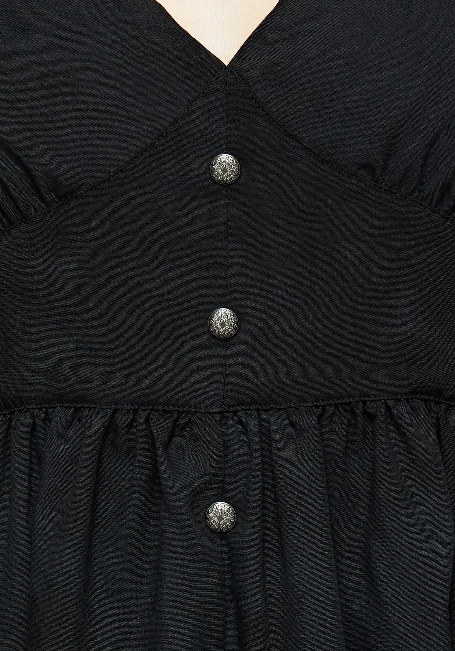 Gladys Button Front Midi Dress - Image 2