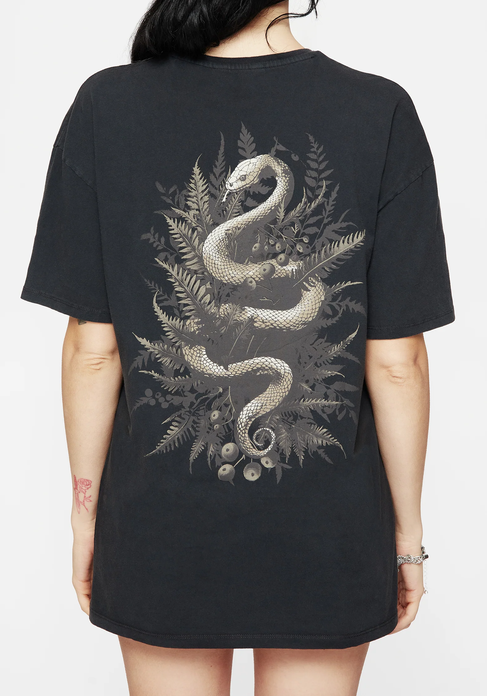 Gravity Cotton Snake Printed T-Shirt - Image 2