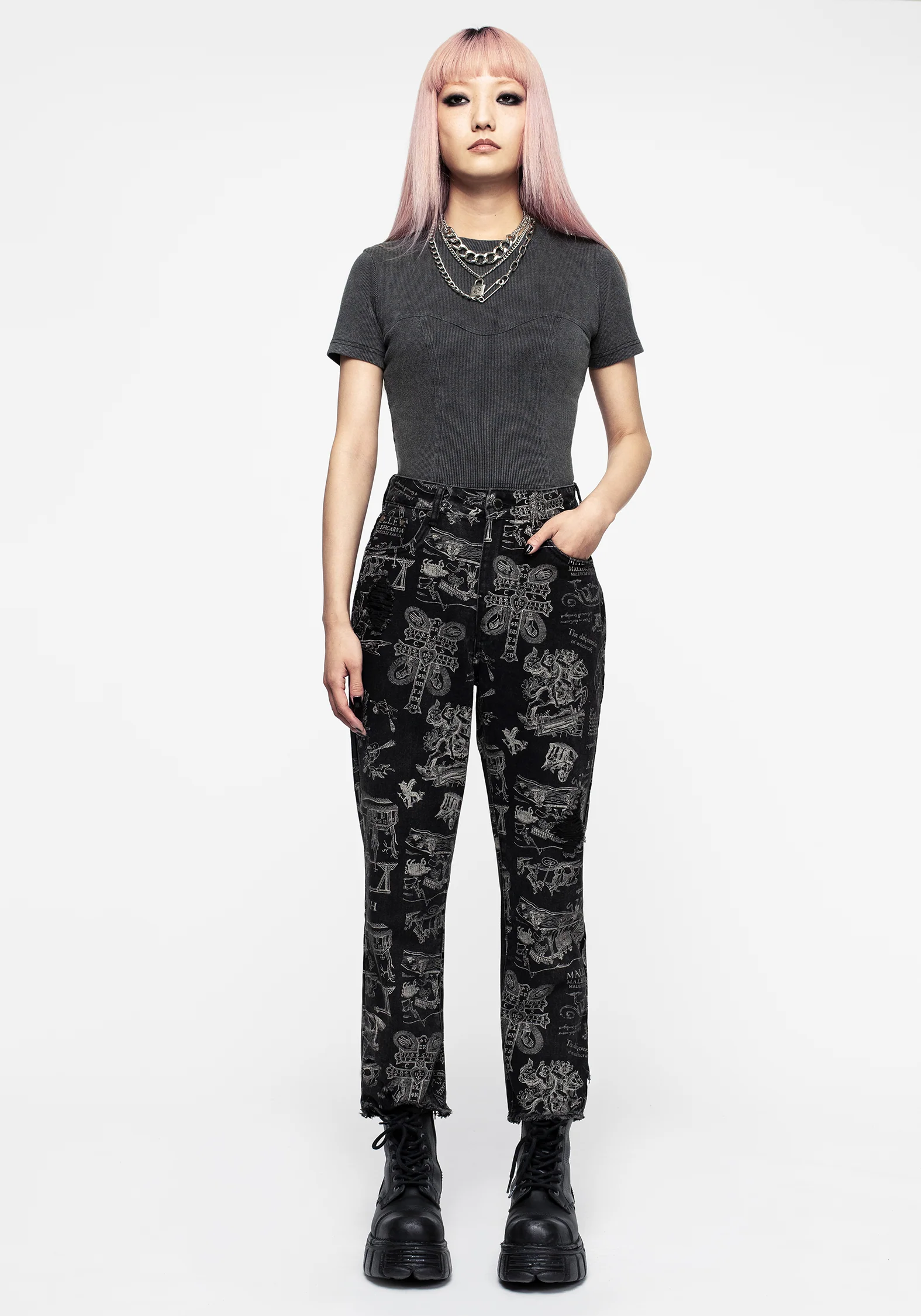 Heresy Slim Straight Jeans - Image 4