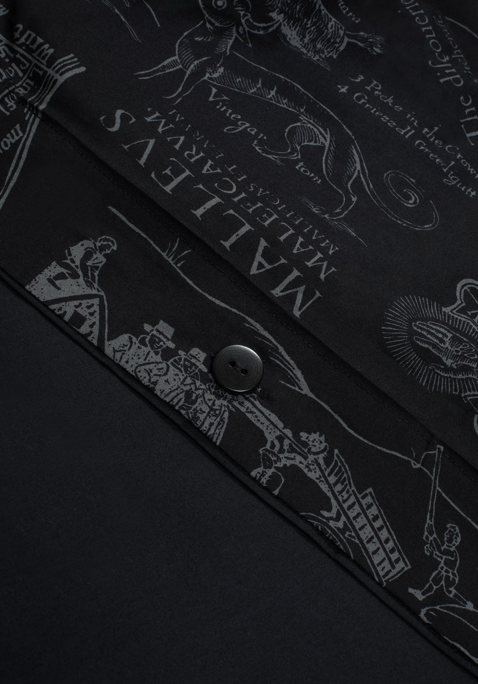 Heresy Woodcut Print Cotton Bedding Set - US King - Image 5