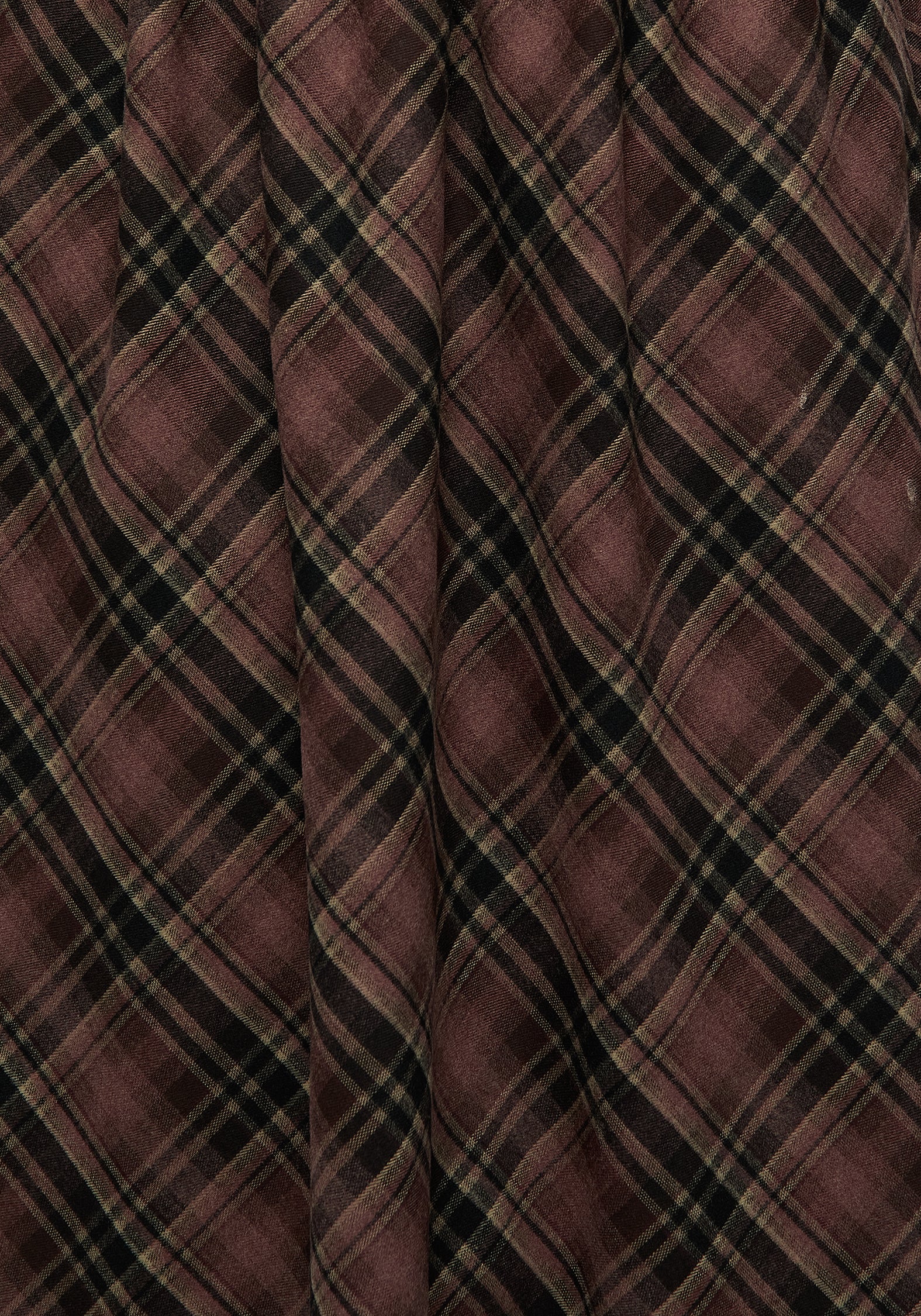 Hickory Check Midi Skirt - Image 2