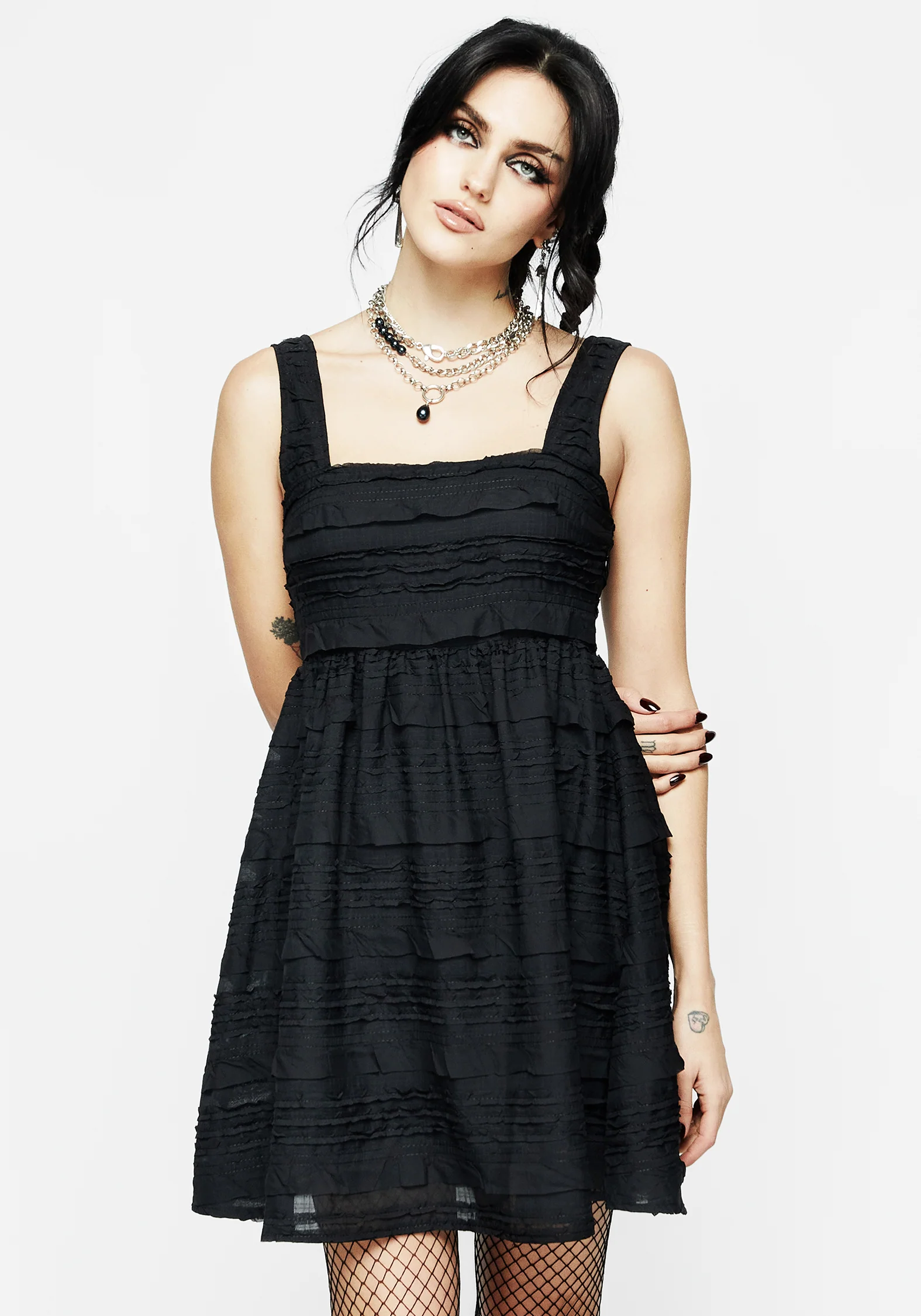 Initiation Babydoll Mini Dress - Image 4