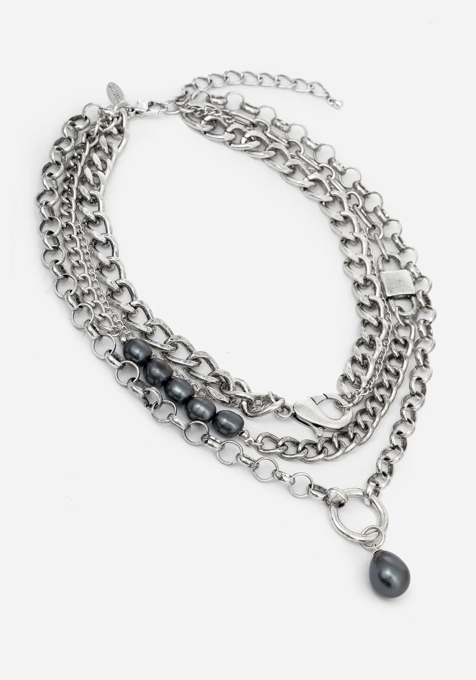 Leila Pearl Layered Necklace - Image 3