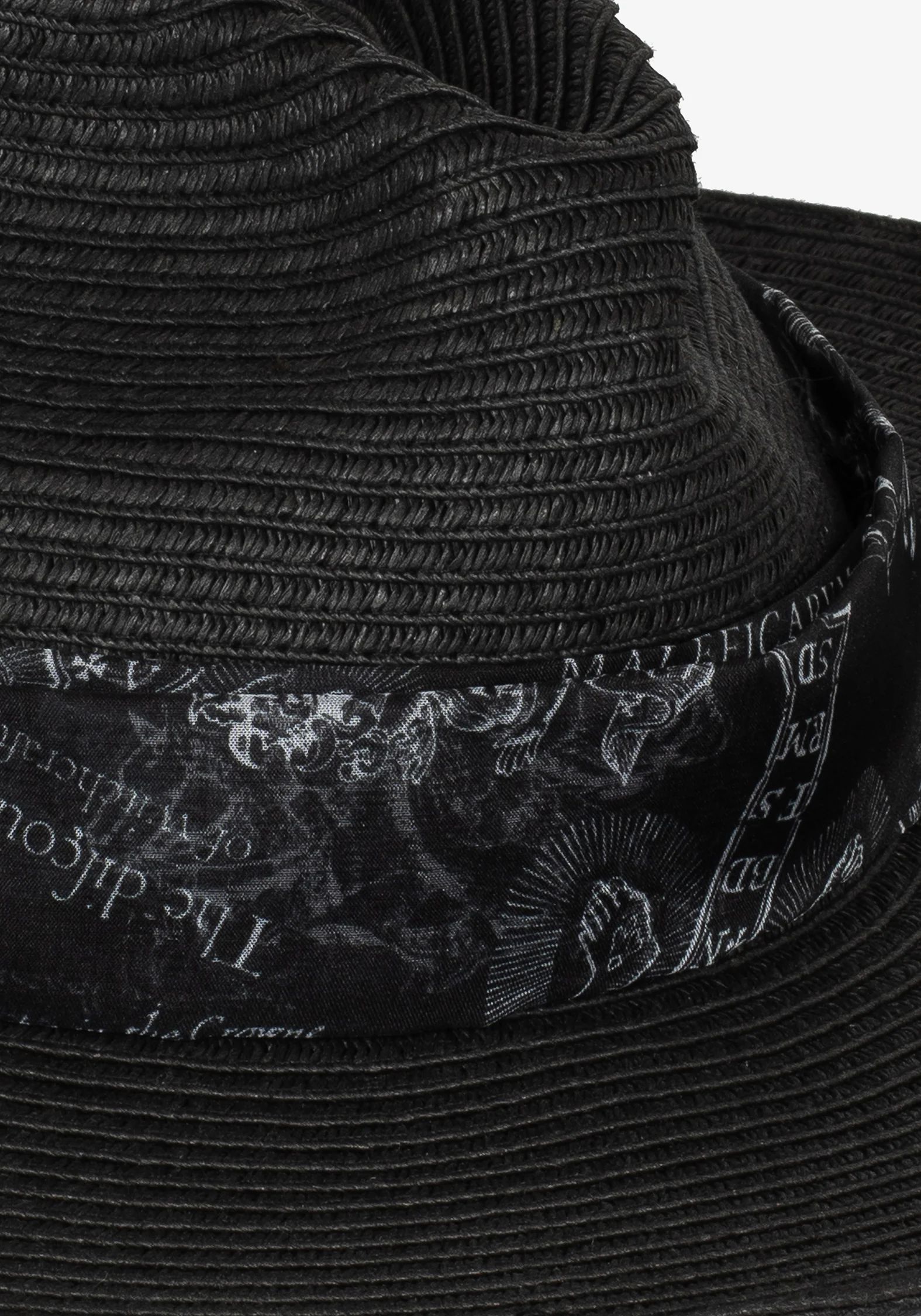 Maleficarum Tie Detail Sun Hat - Image 11