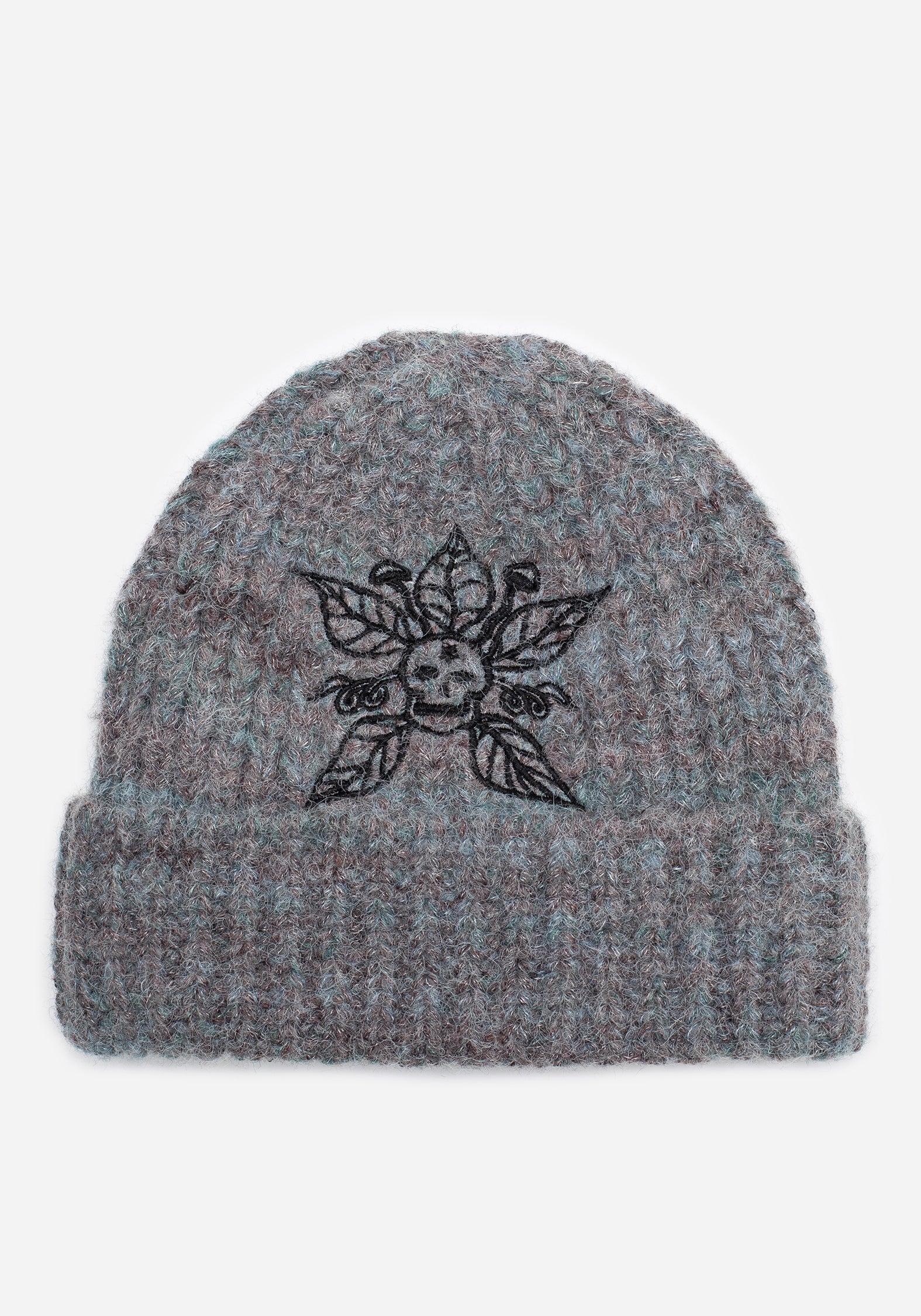 Mandragore Embroidered Knit Beanie - Image 4