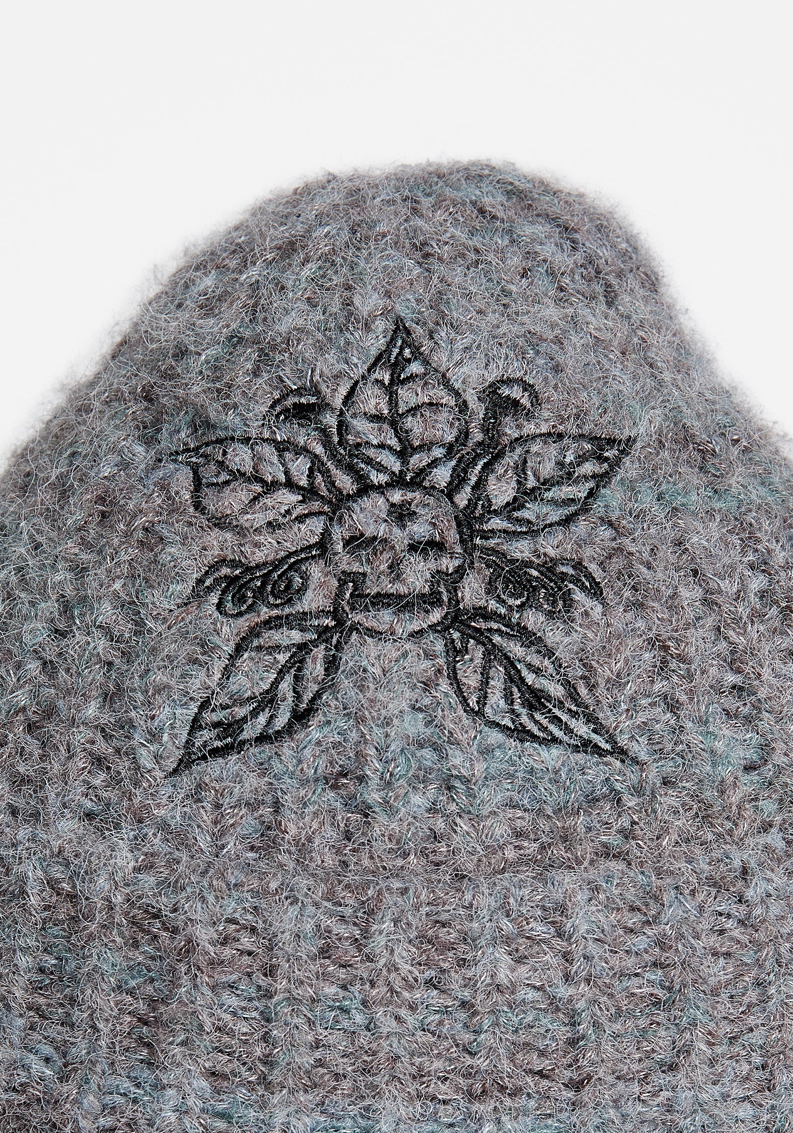 Mandragore Embroidered Knit Beanie - Image 6