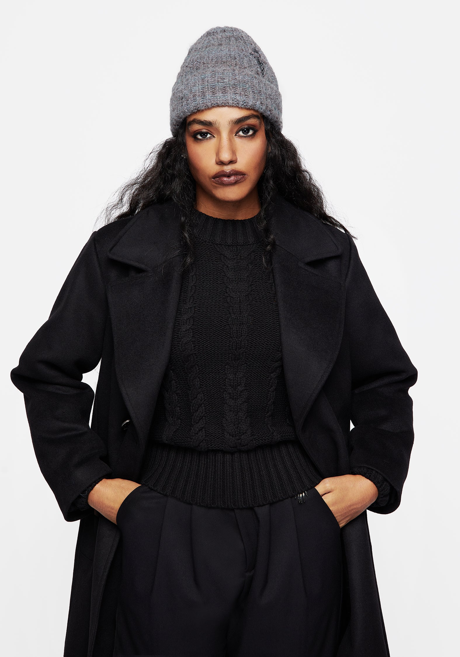 Mandragore Embroidered Knit Beanie - Image 7