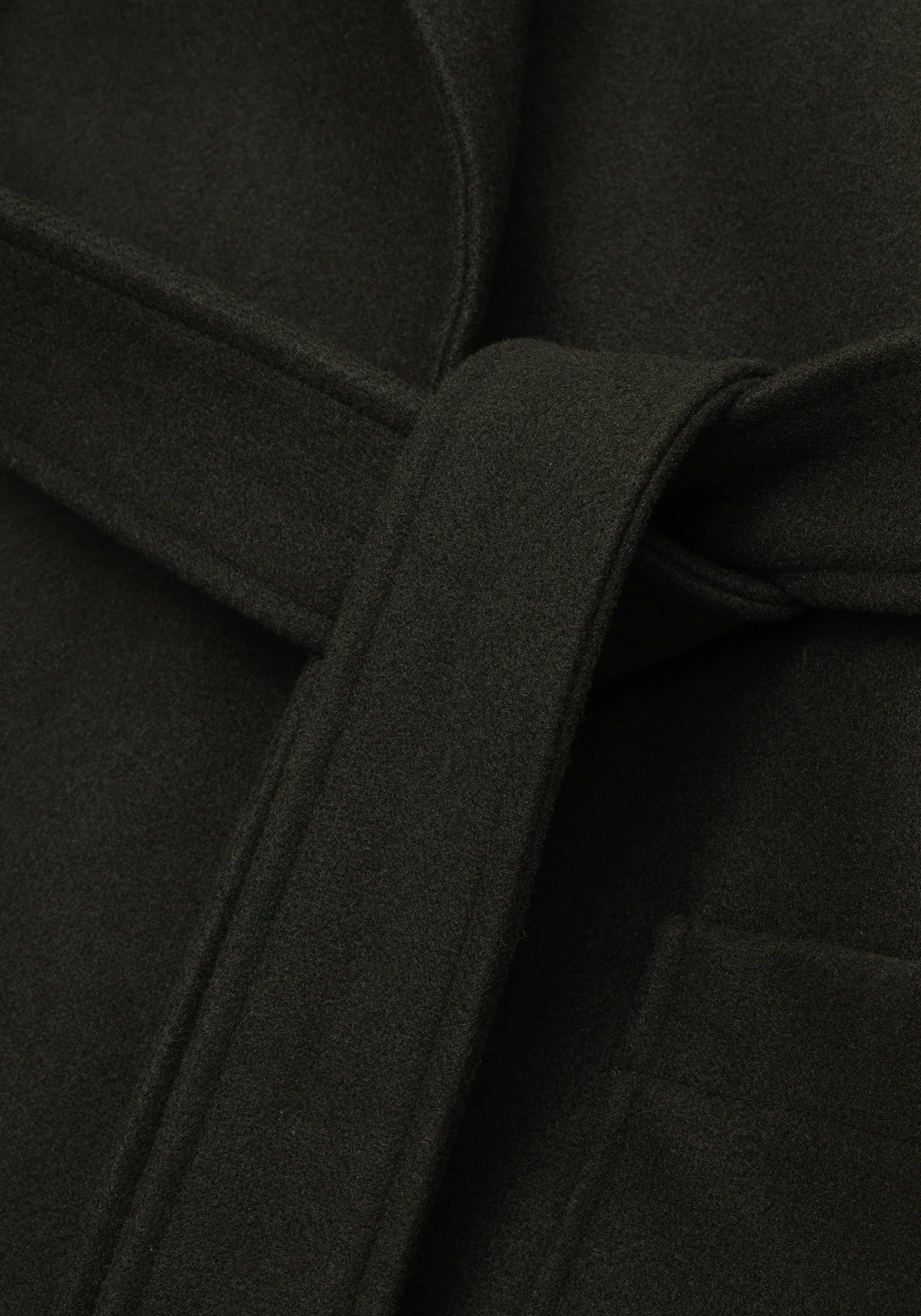 Meltdown Oversized Coat with Brooch - Green - Image 11