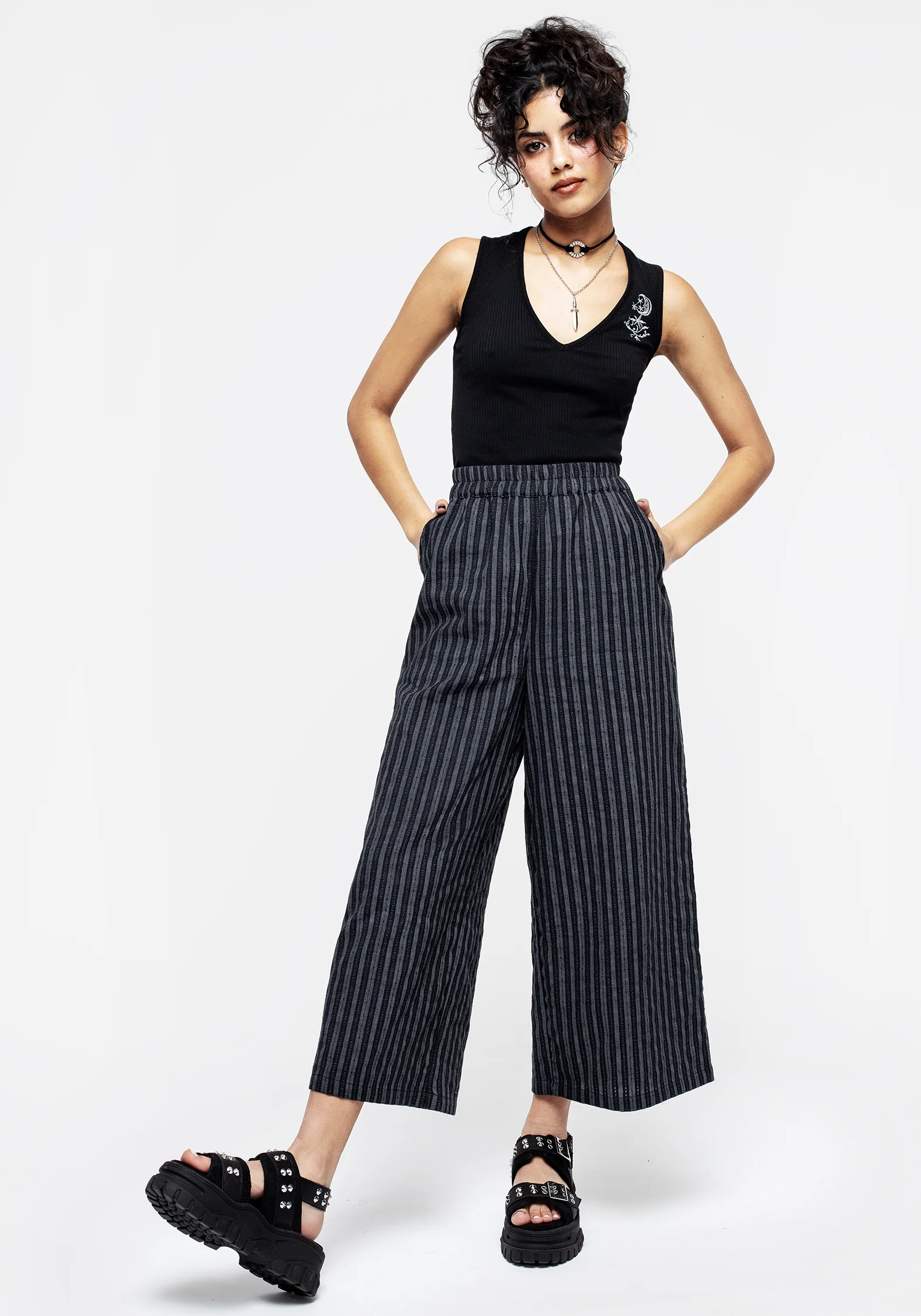 Memorantia Wide Leg Culottes - Image 3