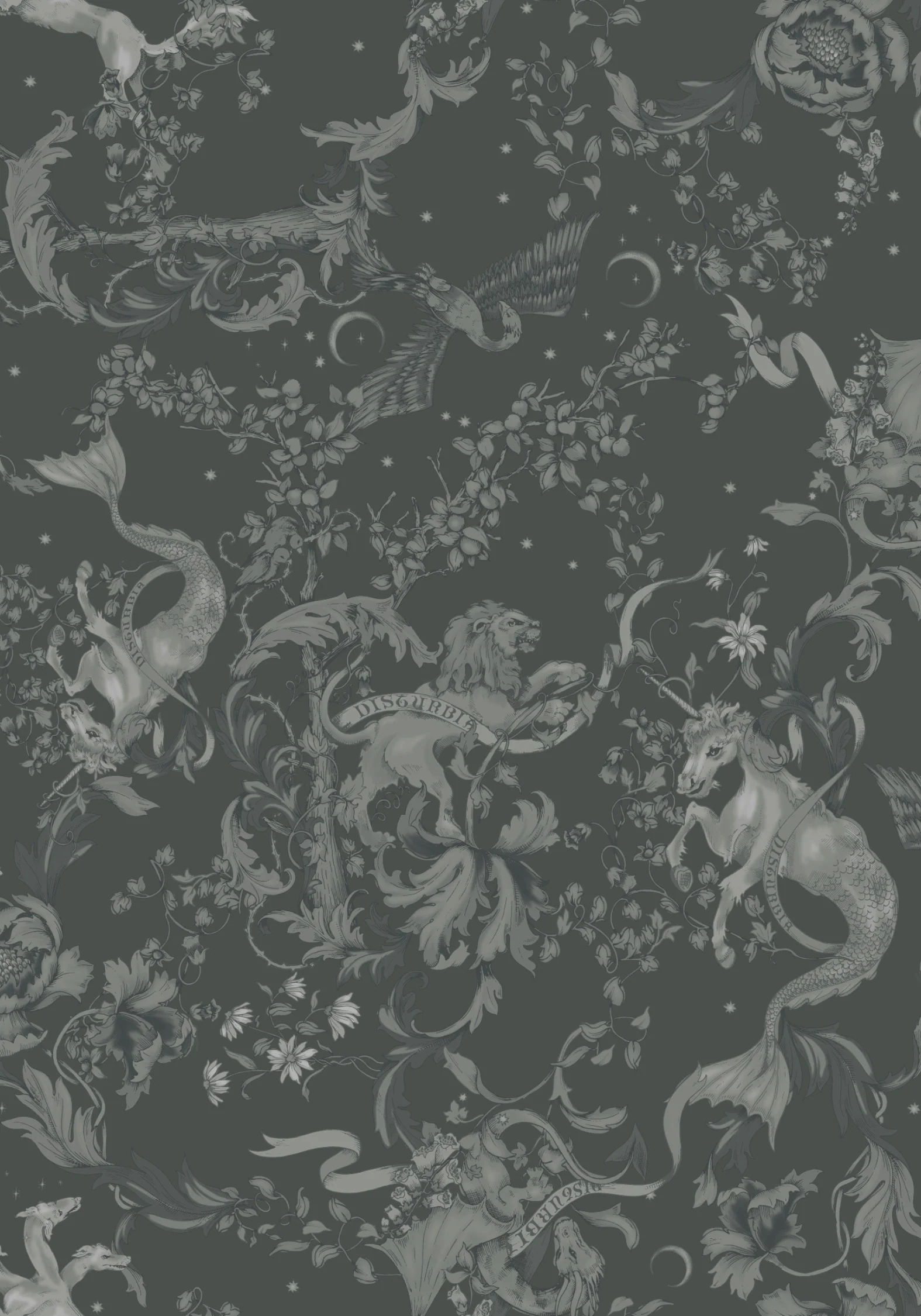 Merunicorn Enchanted Forest Print Chiffon Cowl Corset Top - Image 8