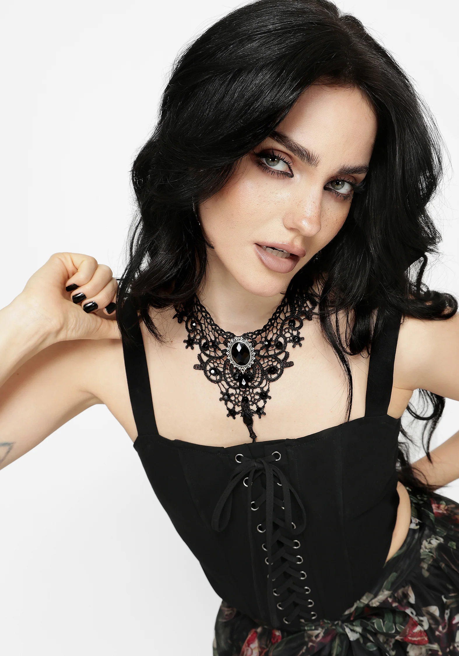Miranda Lace Up Corset Top - Image 5