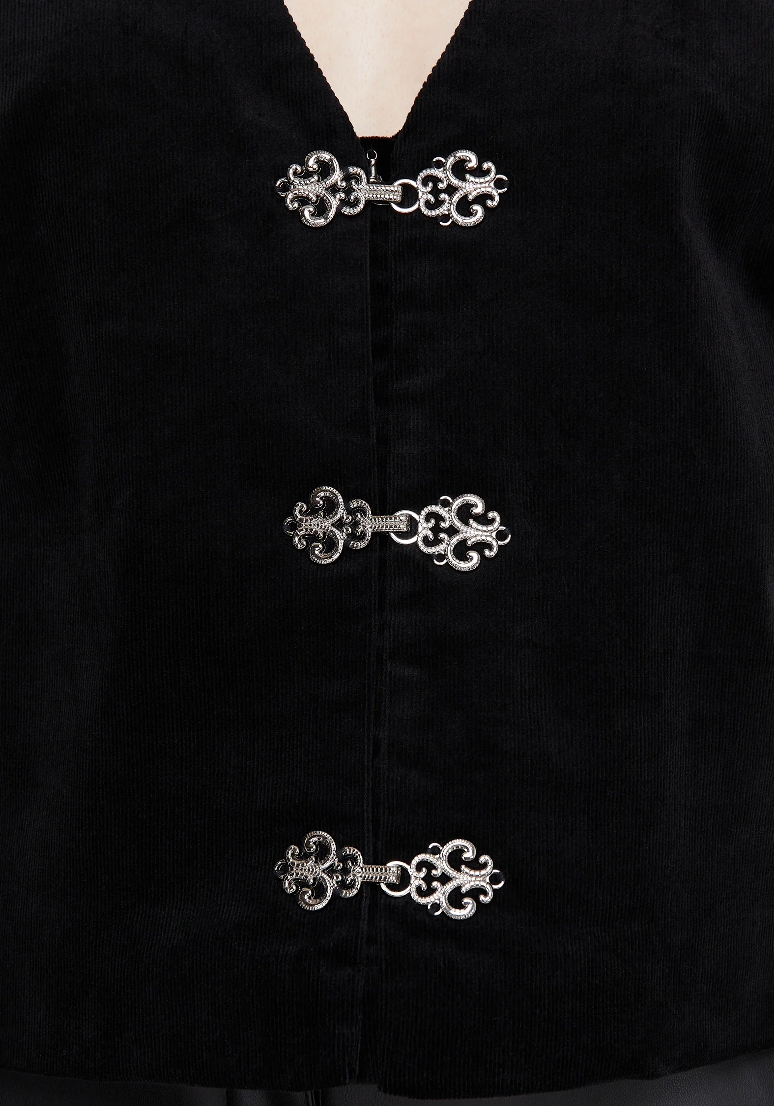 Mire Sleeveless Corduroy Waistcoat Top - Image 2