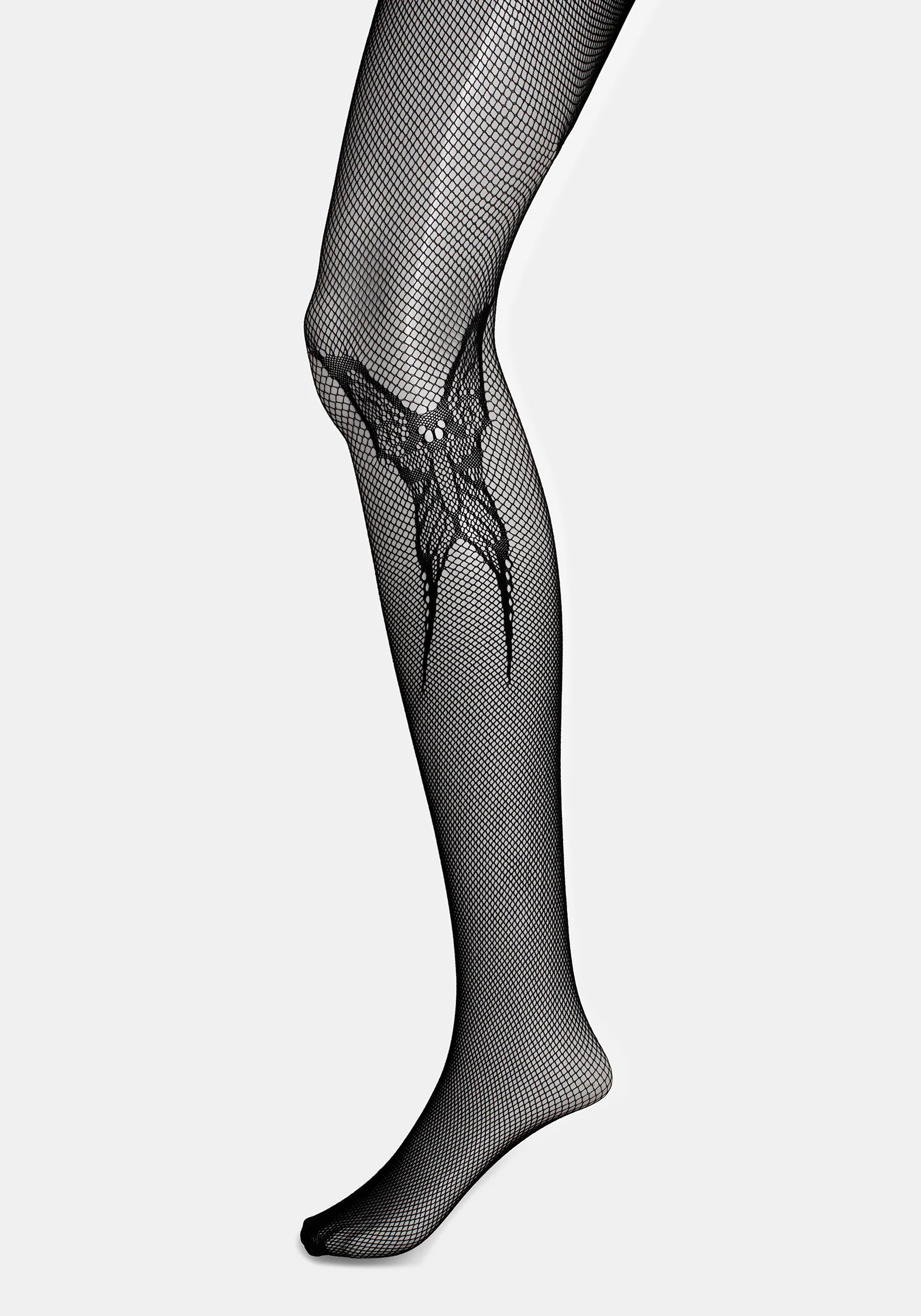 Morlit Moth Detail Fishnet Tights - Image 7