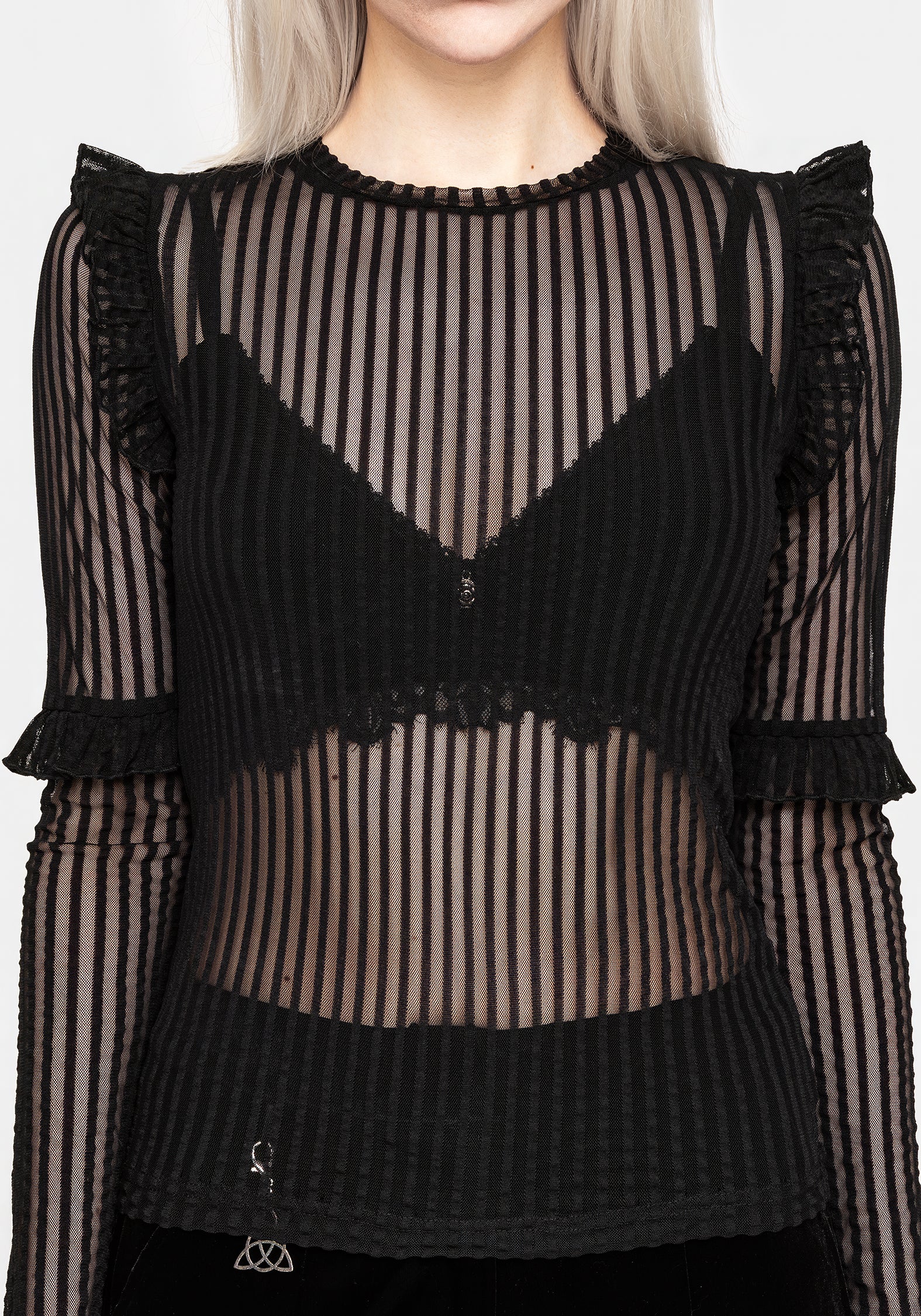 Mourning Ruffle Top - Image 2